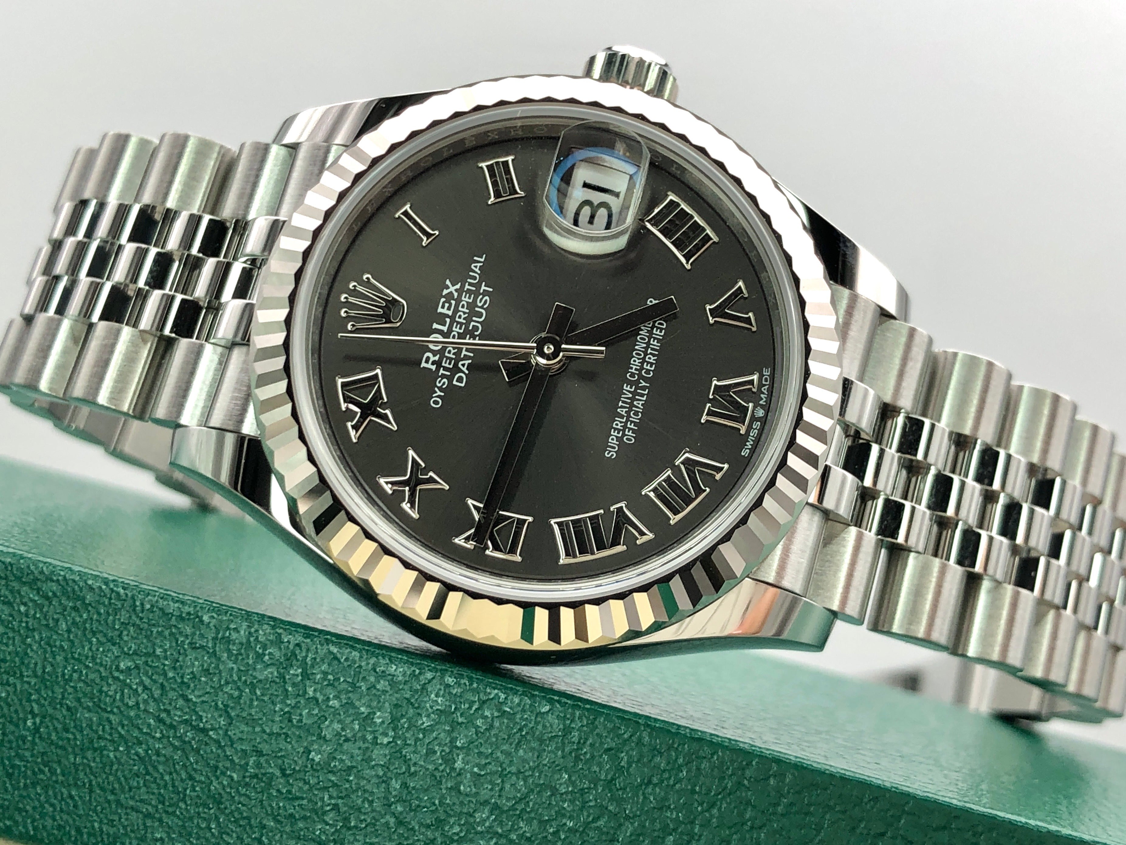Rolex Datejust 31 278274 Dunkelgraues römisches Jubiläum 2025