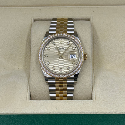 Rolex Datejust 36 126283RBR Champ Fluted Jubilee 2024