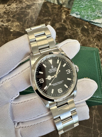 Rolex Explorer 114270 Schwarz