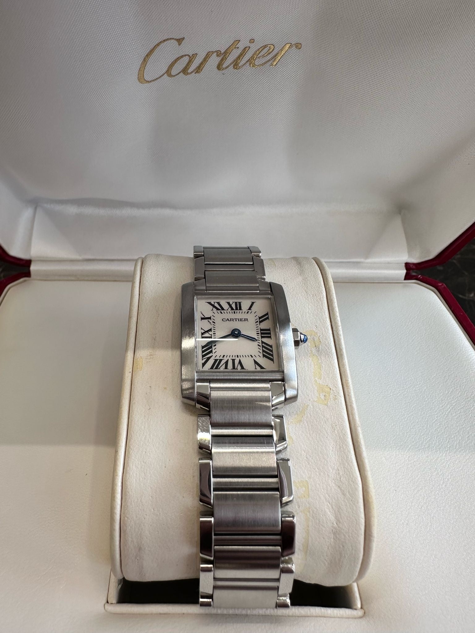 Cartier Tank Francaise 2384 Weiß