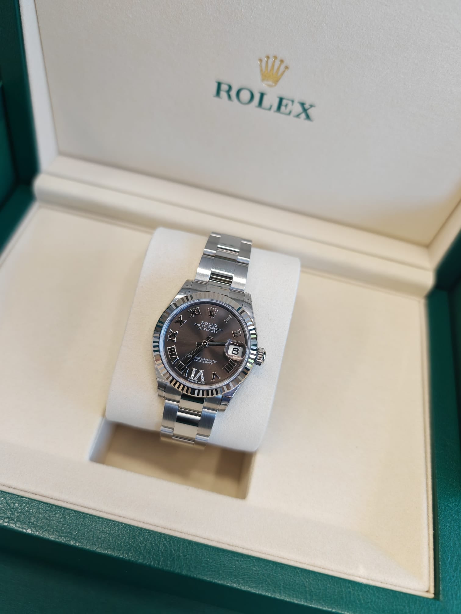 Rolex Datejust 31 278274 VI Grau Roman Oyster 2024