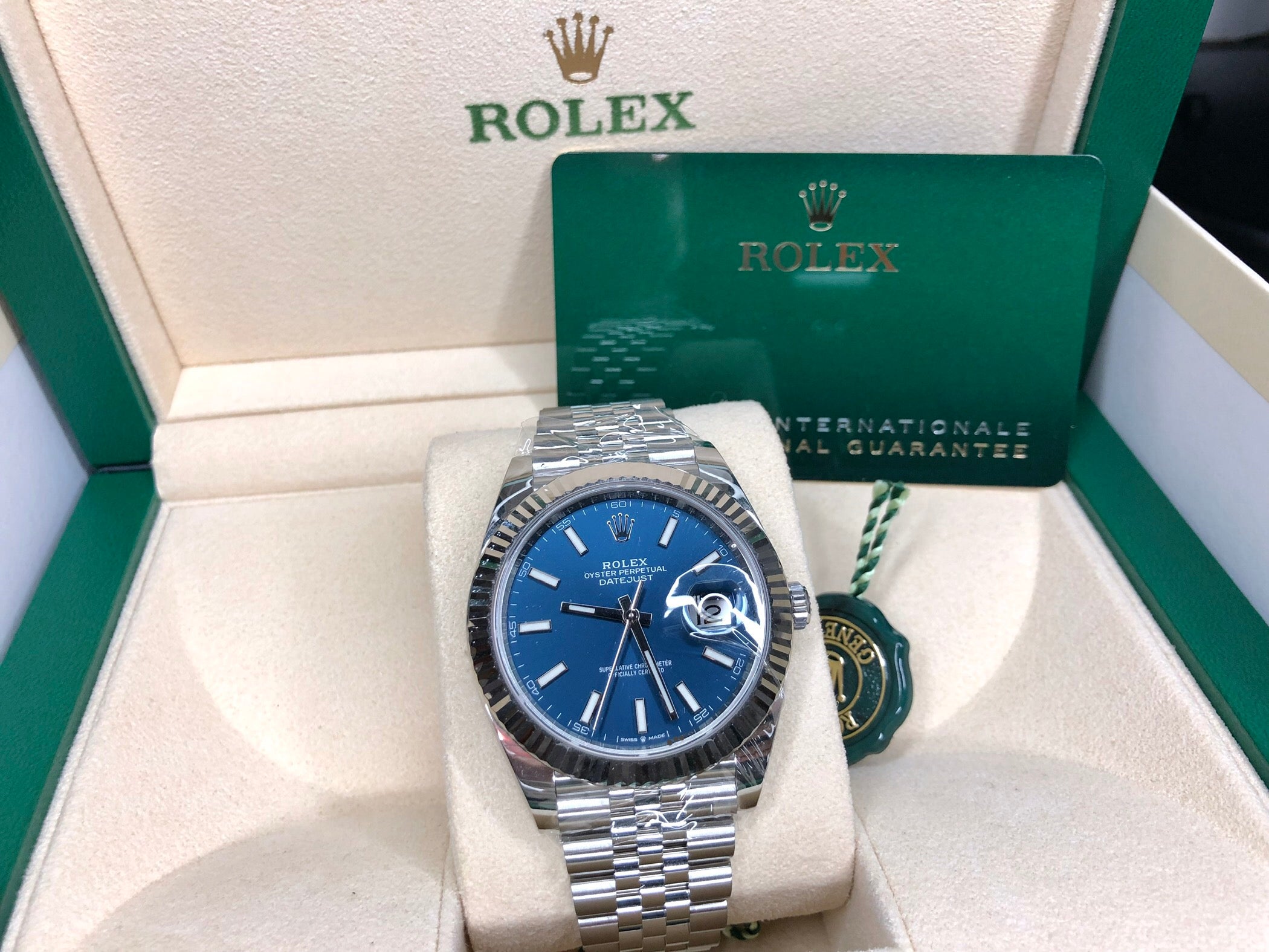 Rolex Datejust 41 126334 BLUE INDEX JUB