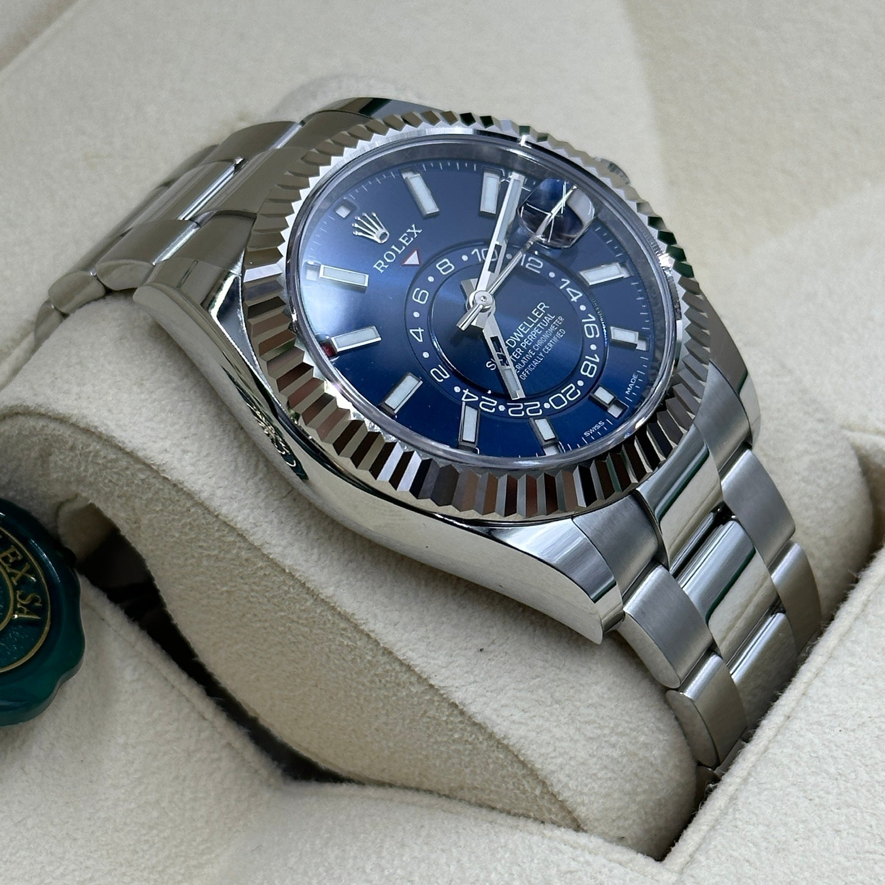 Rolex Sky-Dweller 42 mm 336934 Blaue Auster 2023