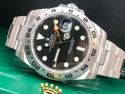 Rolex Explorer II 42 mm 216570 Schwarz 2020