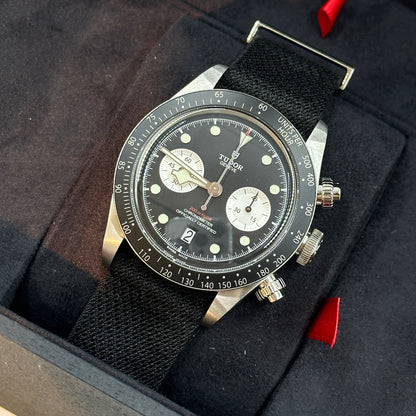Tudor Black Bay Chrono 41 mm 79360N-0007 Schwarz gewebt 2023