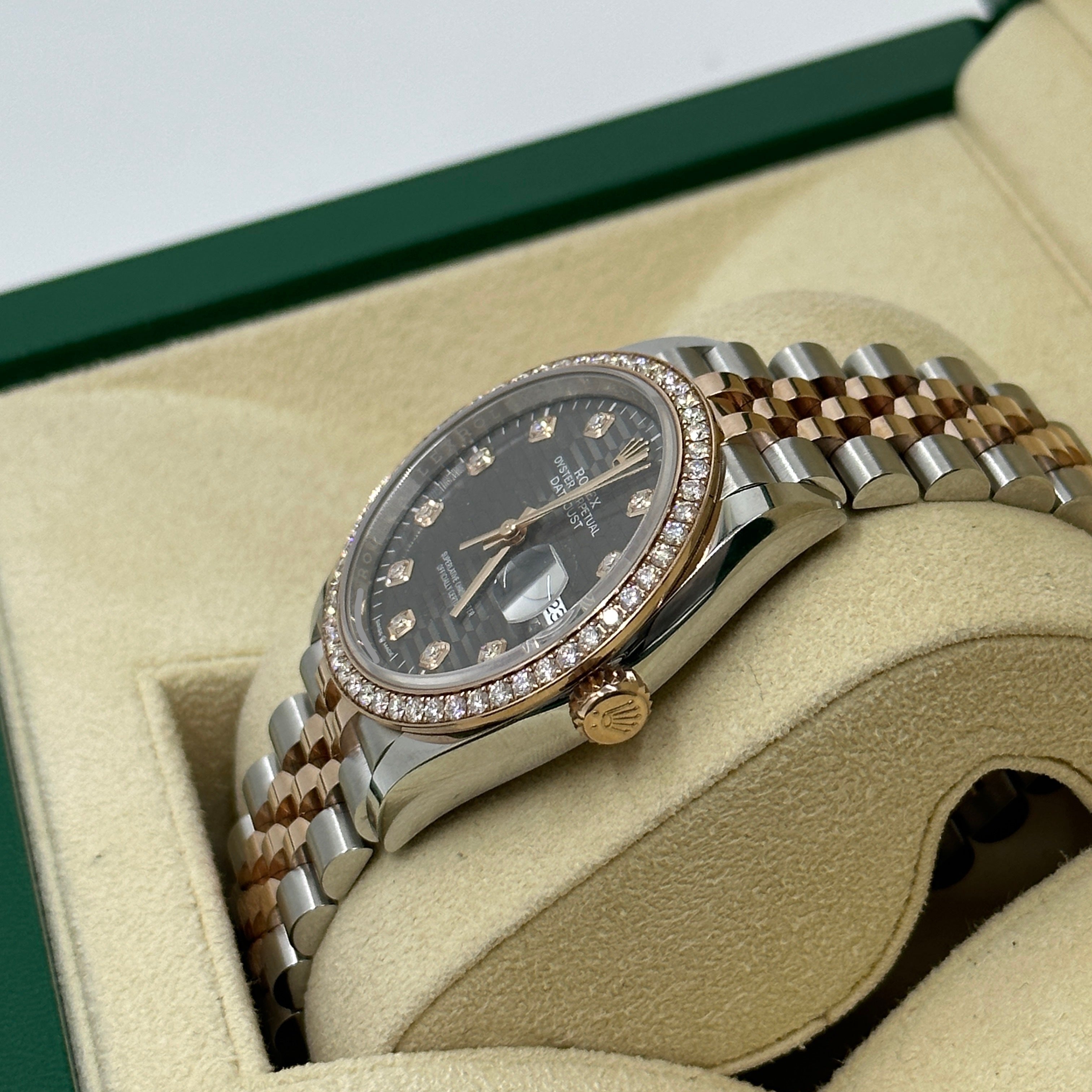 Rolex Datejust 36 126281RBR G Grau geriffelt Jubilee 2024