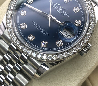 Rolex Datejust 36 126284RBR G Blue Jubilee 2025