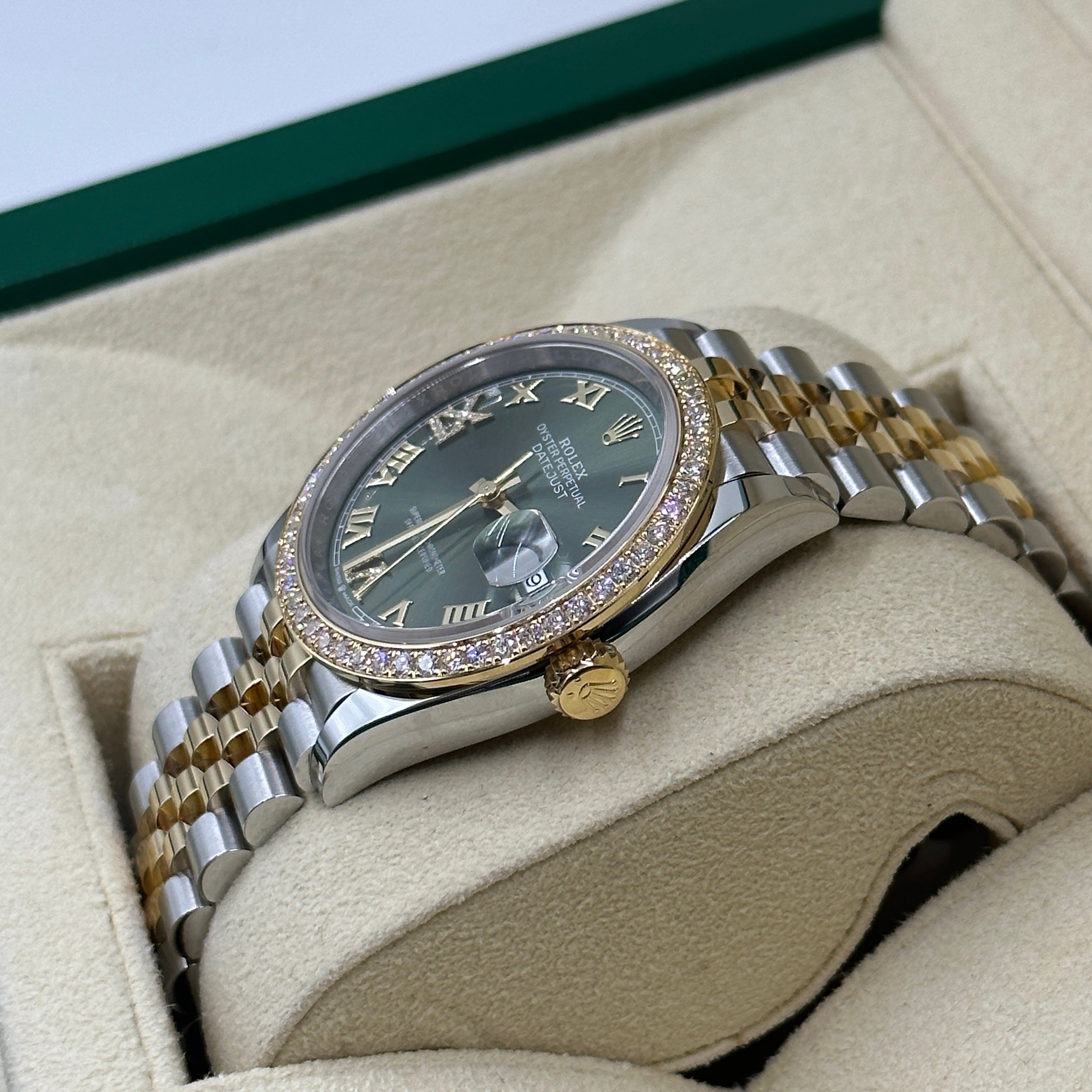 Rolex Datejust 36 126283RBR Grün VIIX Jubiläum 2024