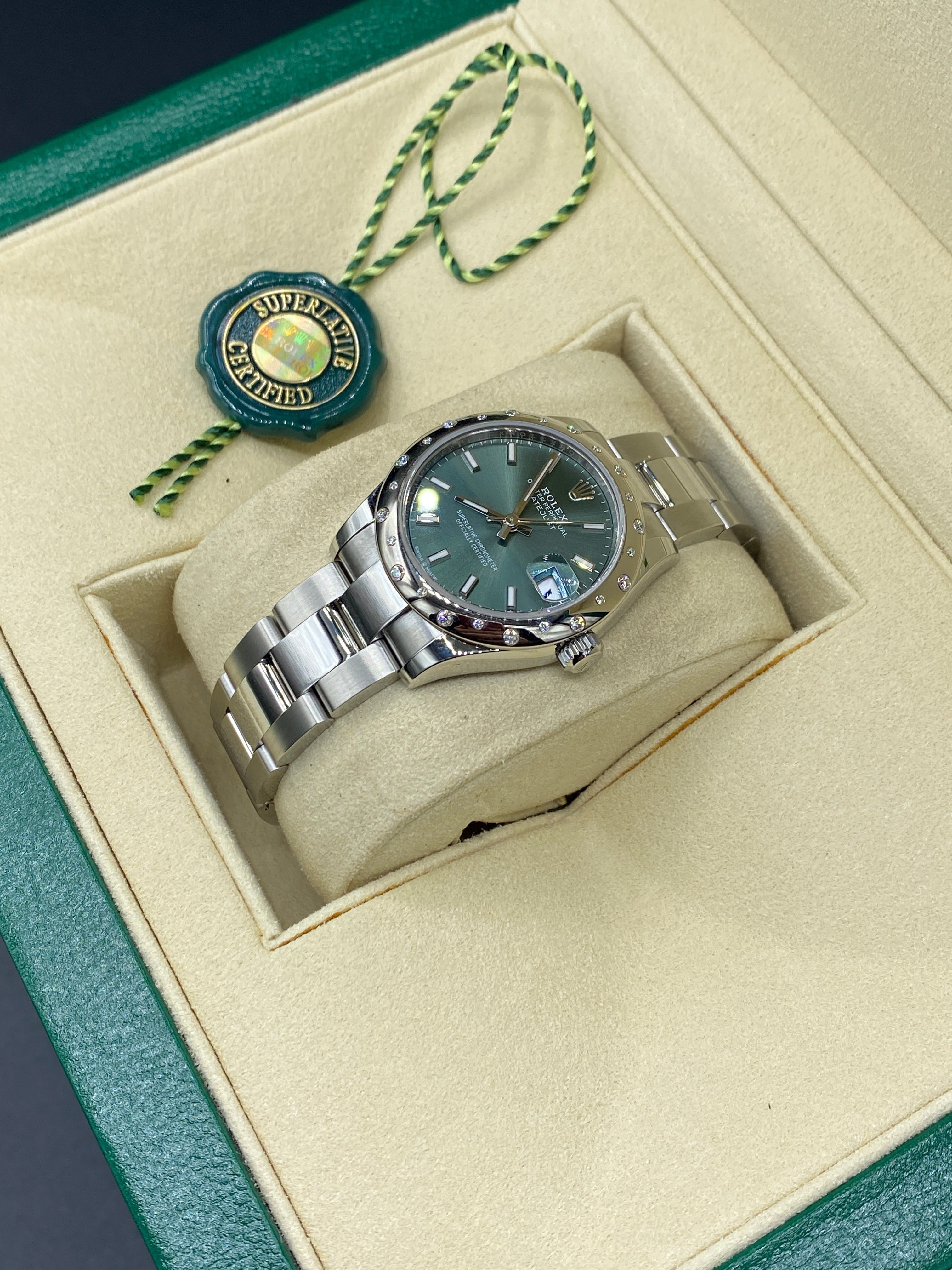 Rolex Datejust 31 278344RBR Grüner Index Oyster 2024