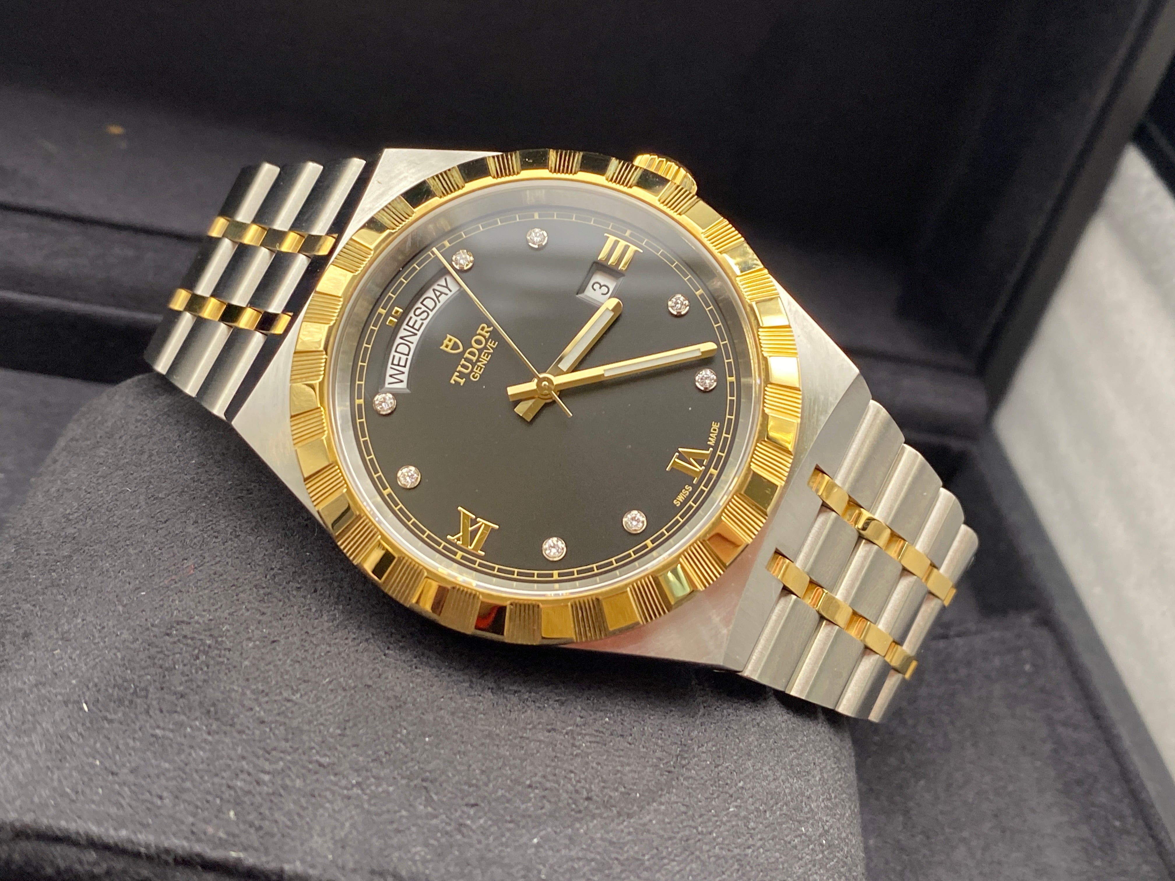 Tudor Tudor Royal 41 mm 28603-0005 Schwarze Diamanten 2023