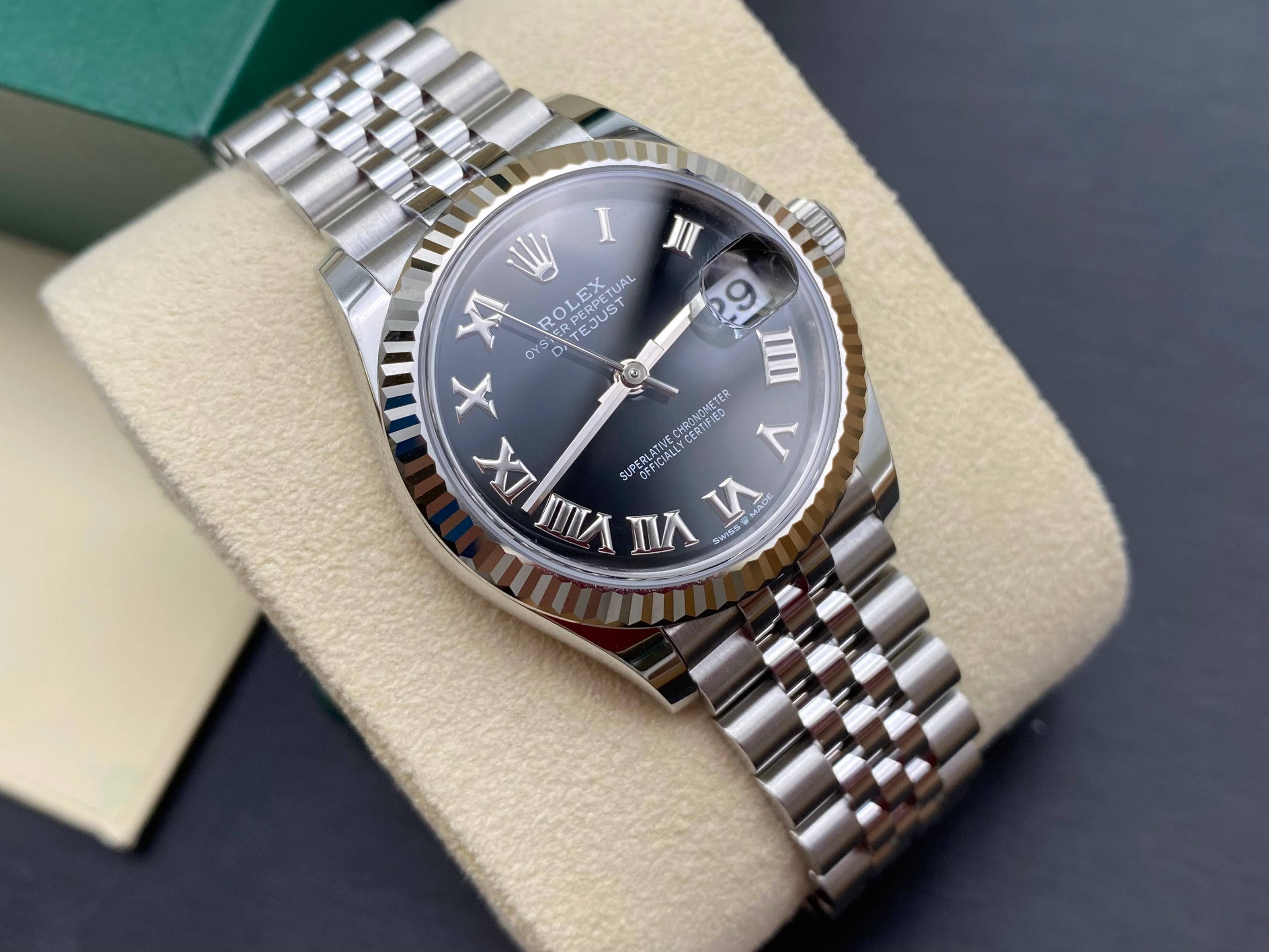Rolex Datejust 31 278274 Schwarzes römisches Jubiläum 2025