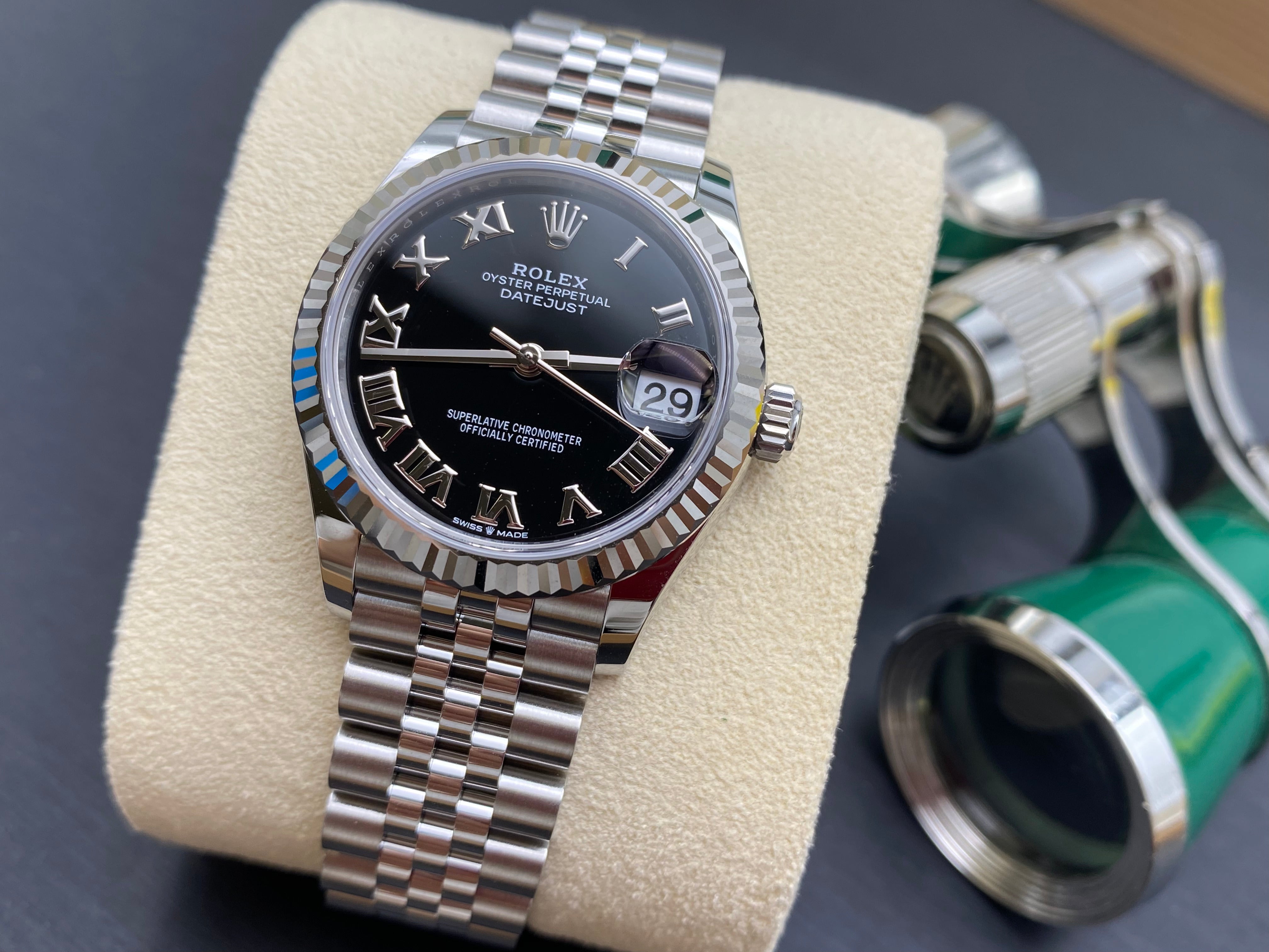 Rolex Datejust 31 278274 Schwarzes römisches Jubiläum 2025