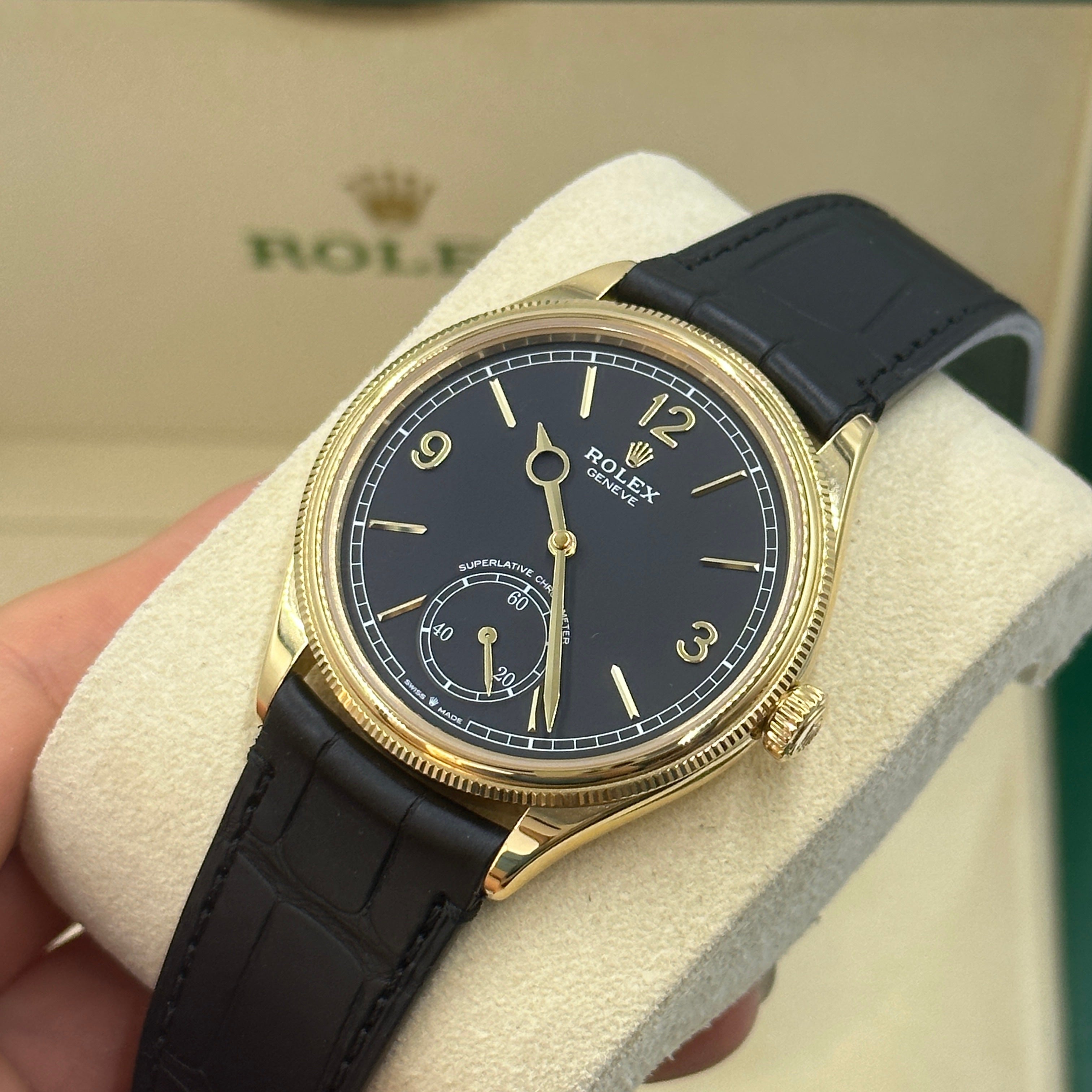 Rolex 1908 39 mm 52508-0002 Schwarz 2025