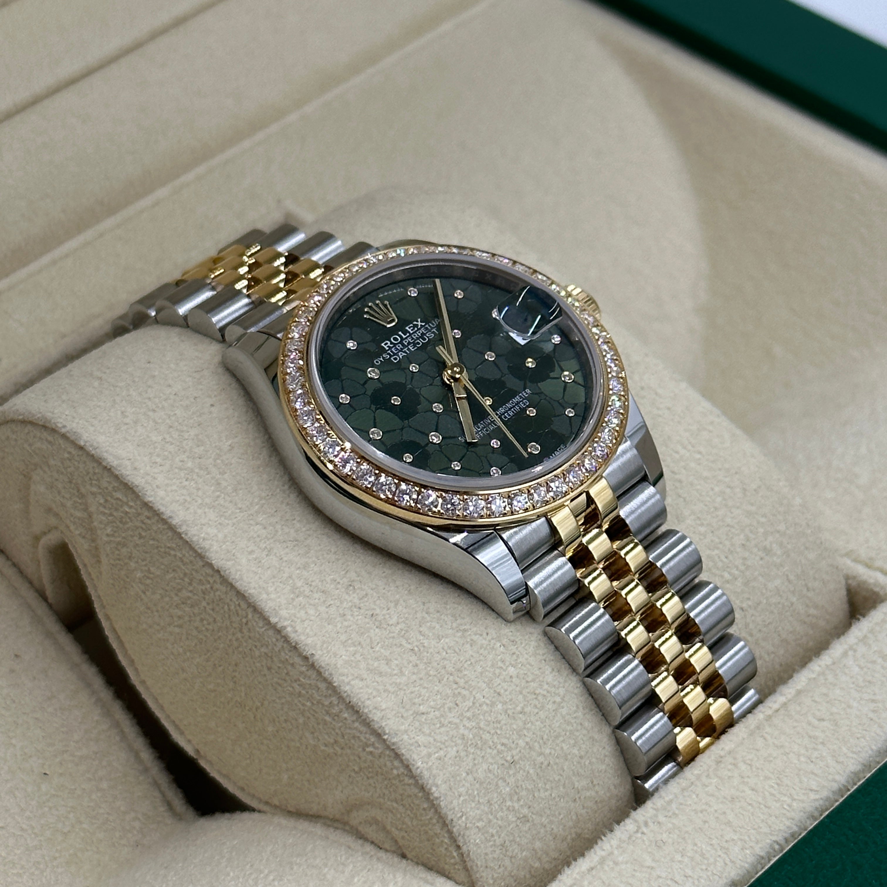 Rolex Datejust 31 278383RBR Grünes Blumenjubiläum 2023