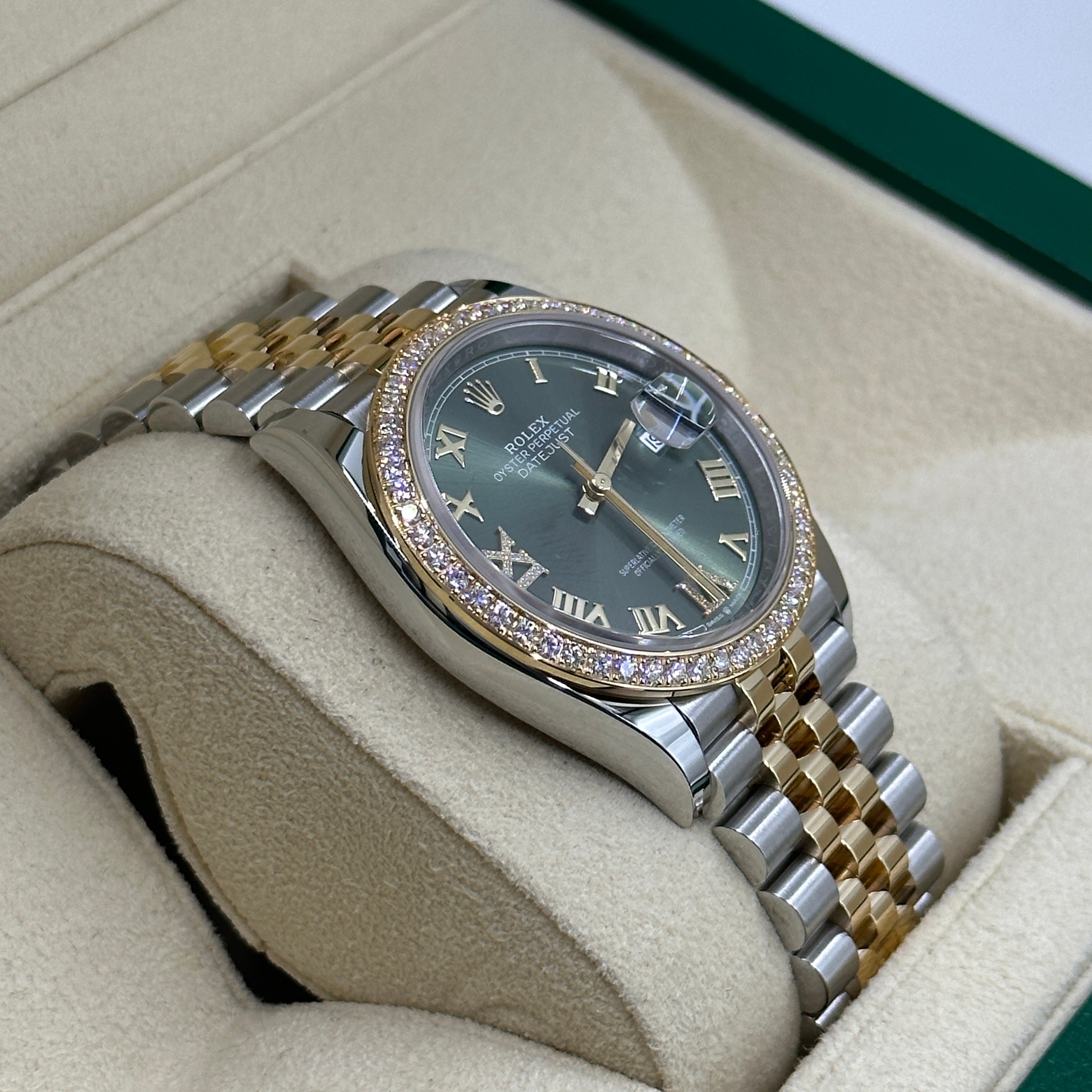 Rolex Datejust 36 126283RBR Grün VIIX Jubiläum 2024