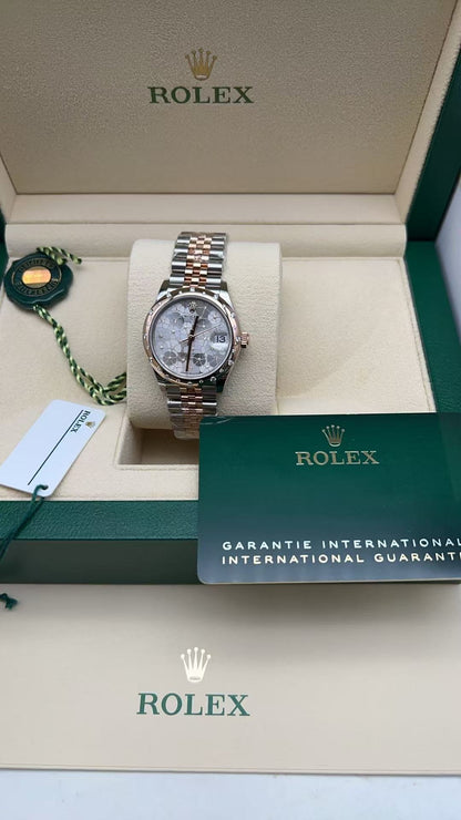 Rolex Datejust 31 278341RBR Silberne Blumenauster 2025