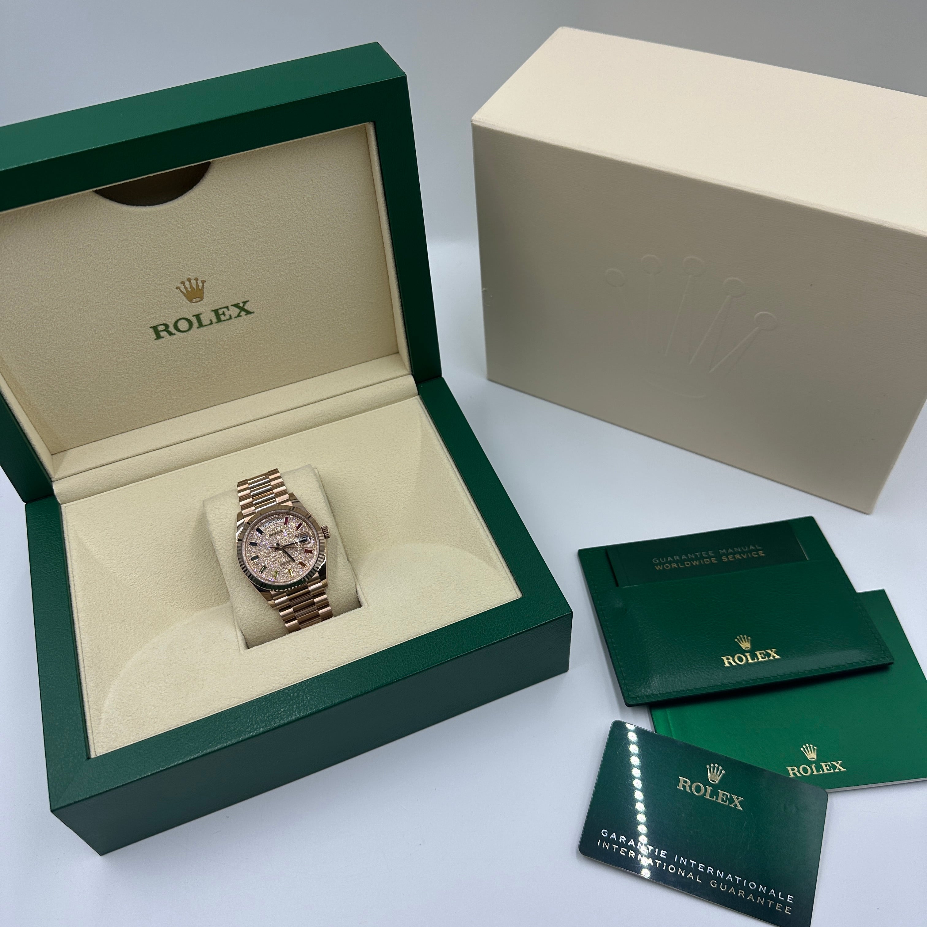 Rolex Day-Date 36 36mm 128235A Pavé 2025
