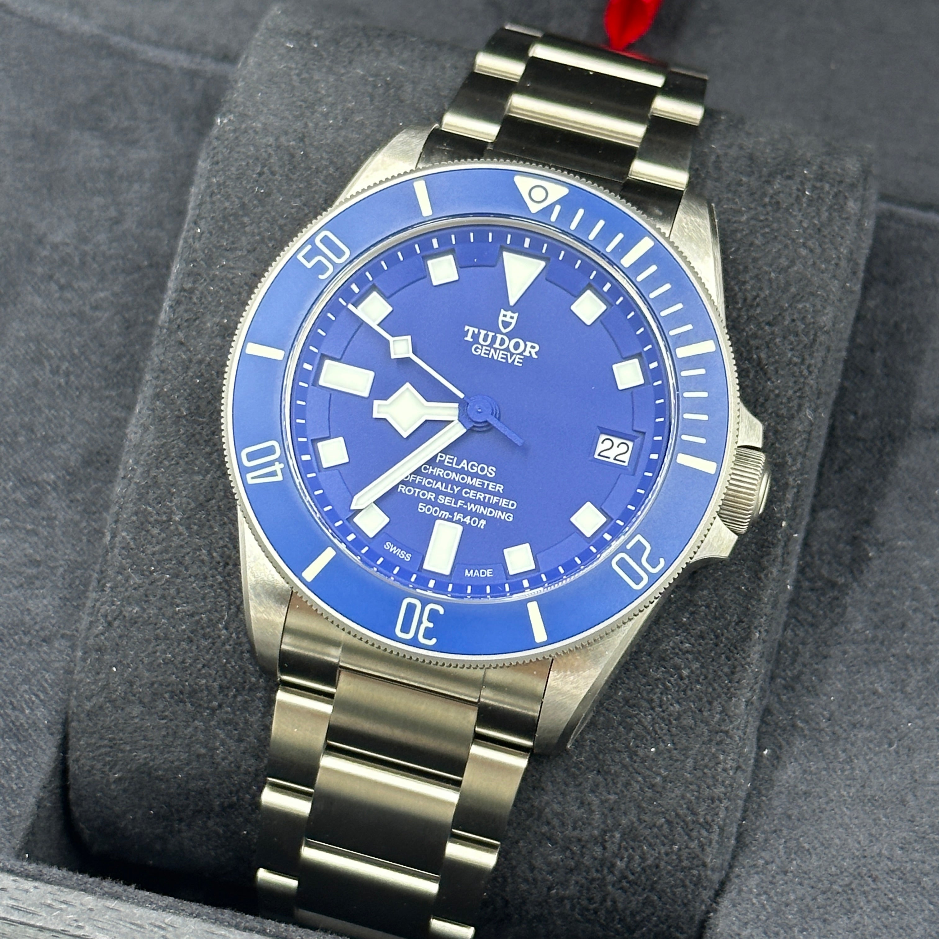 Tudor Pelagos 42 mm 25600Tb-0001 Blauer Stahl 2023 JMB