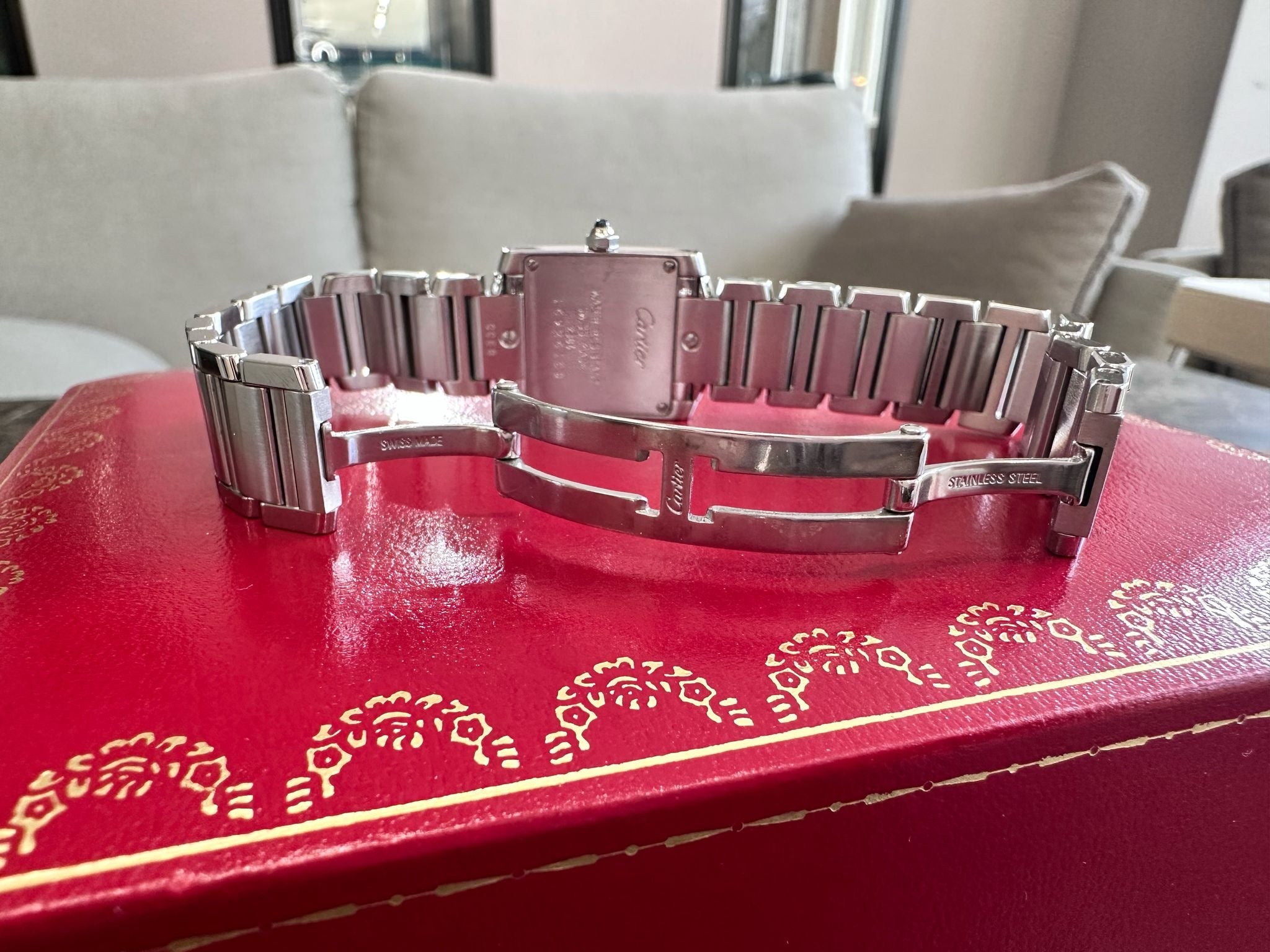 Cartier Tank Francaise 2384 Weiß