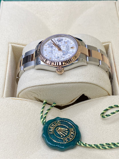 Rolex Datejust 31 278271 Silber Floral Oyster 2024