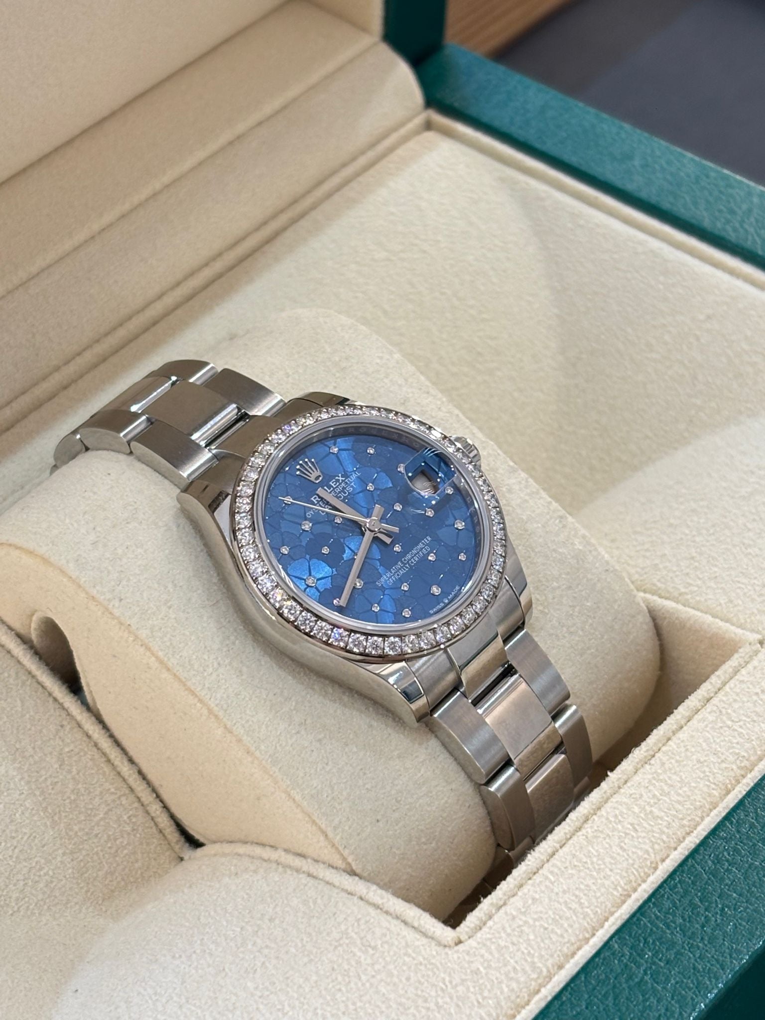 Rolex Datejust 31 278384RBR Blue Flower Oyster 2025