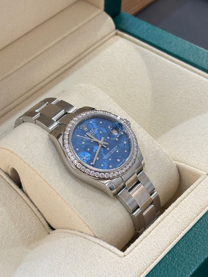 Rolex Datejust 31 278384RBR Blue Flower Oyster 2025
