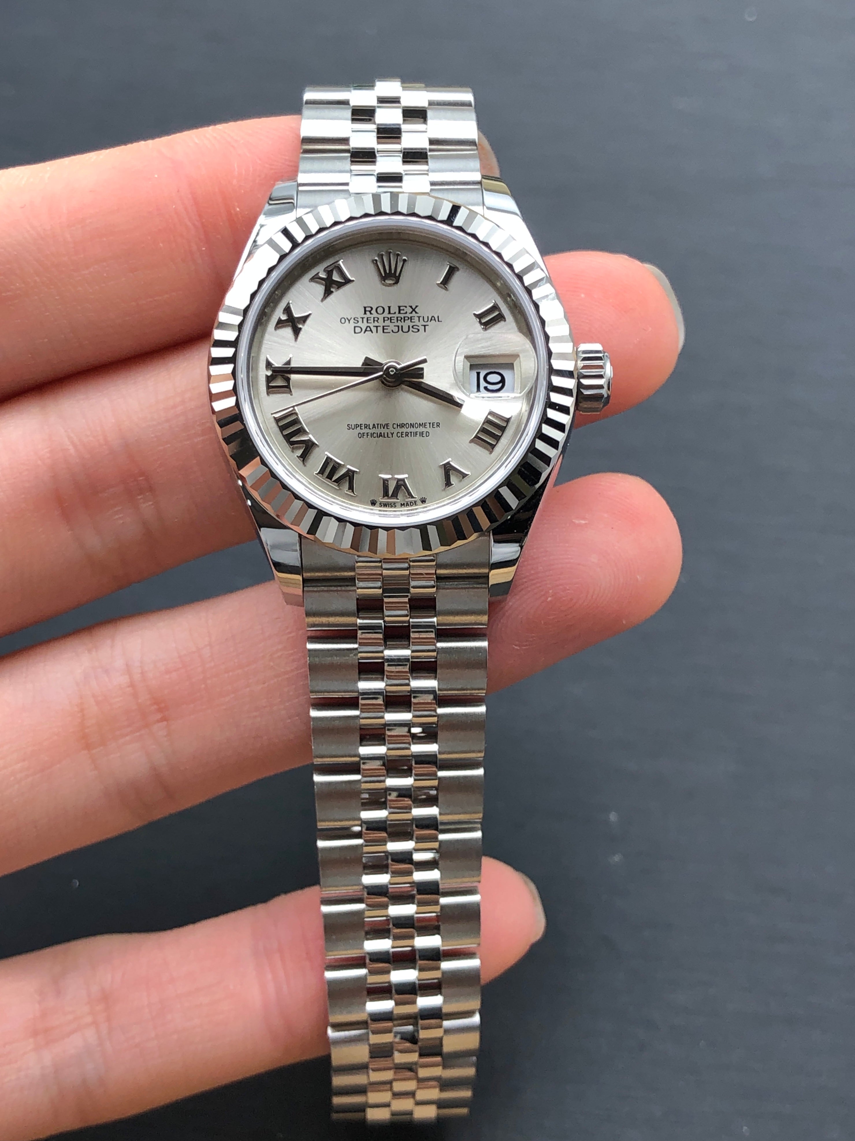 Rolex Lady-Datejust 279174 Silber Roman Jubilee 2025