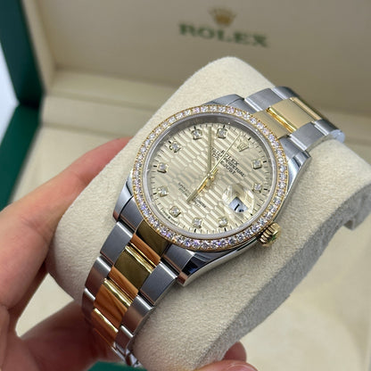 Rolex Datejust 36 126283RBR Champ Fluted Oyster 2024