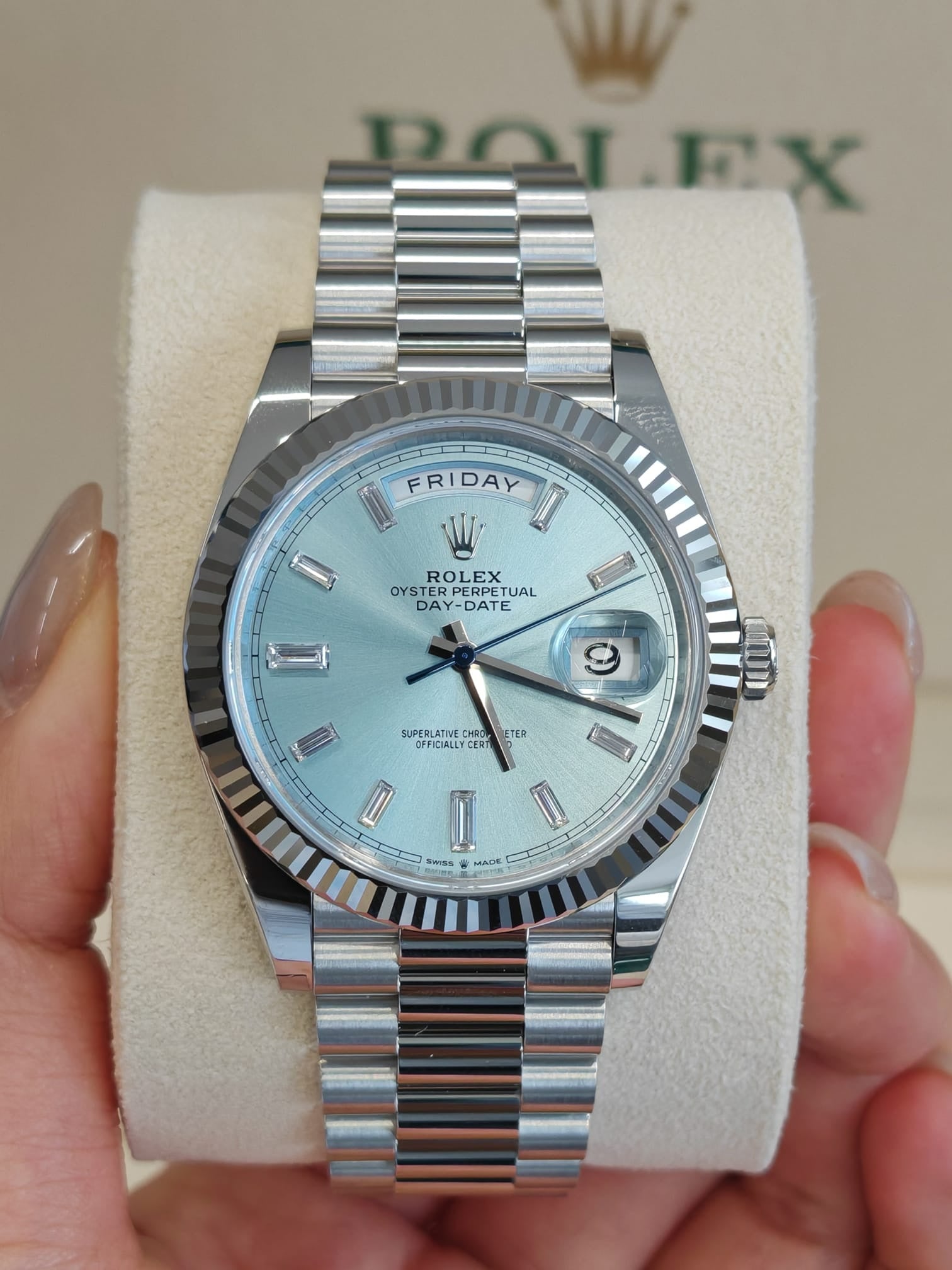 Rolex Day-Date 40 40 mm 228236A Eisblau 2025