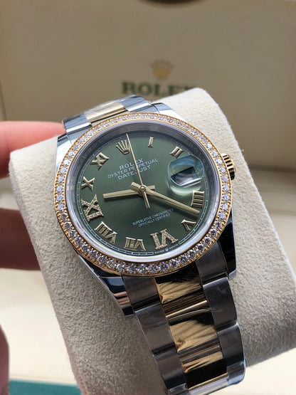 Rolex Datejust 36 126283RBR Grüne VIIX Oyster 2024