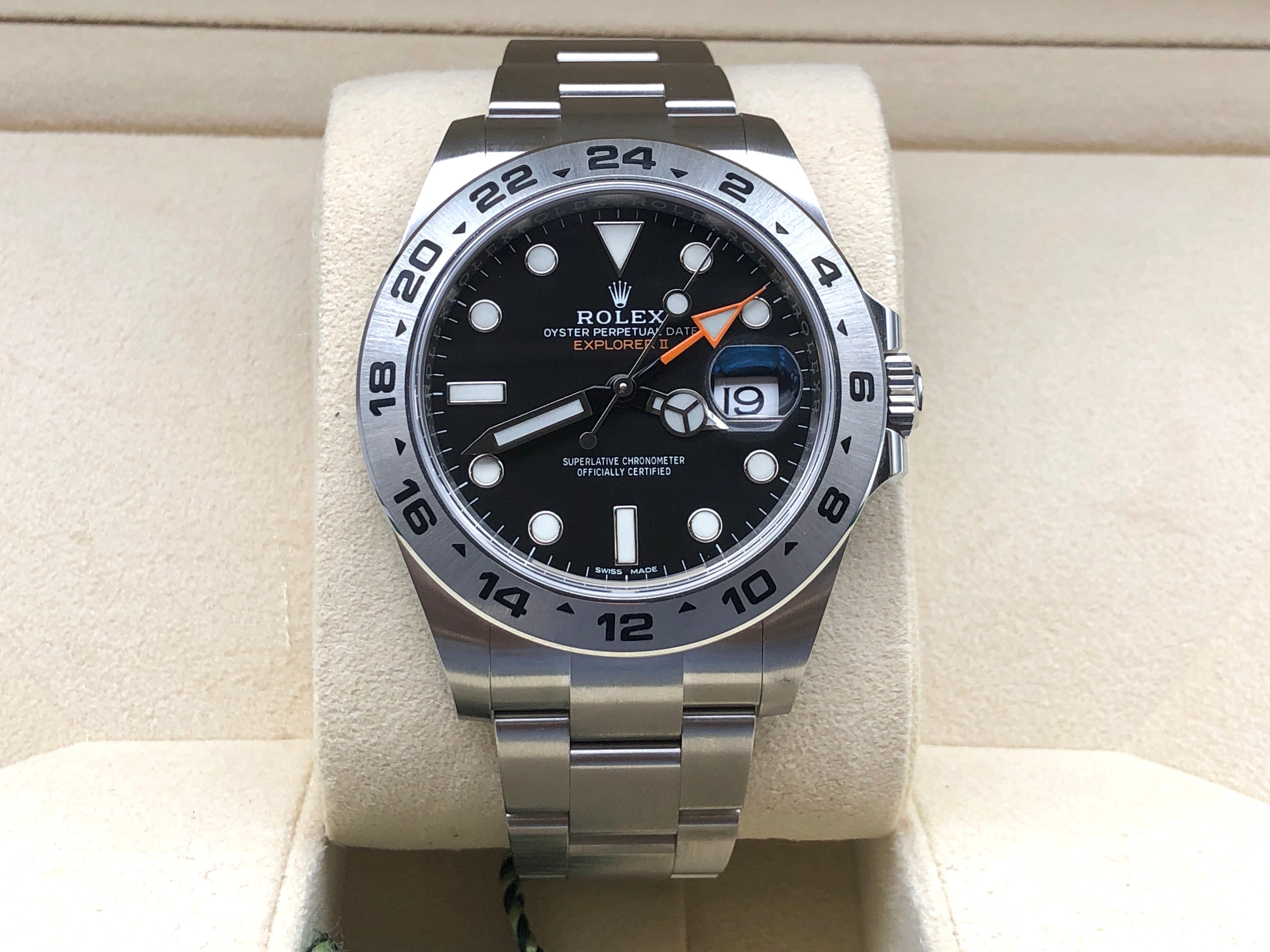 Rolex Explorer II 42 mm 216570 Schwarz 2020