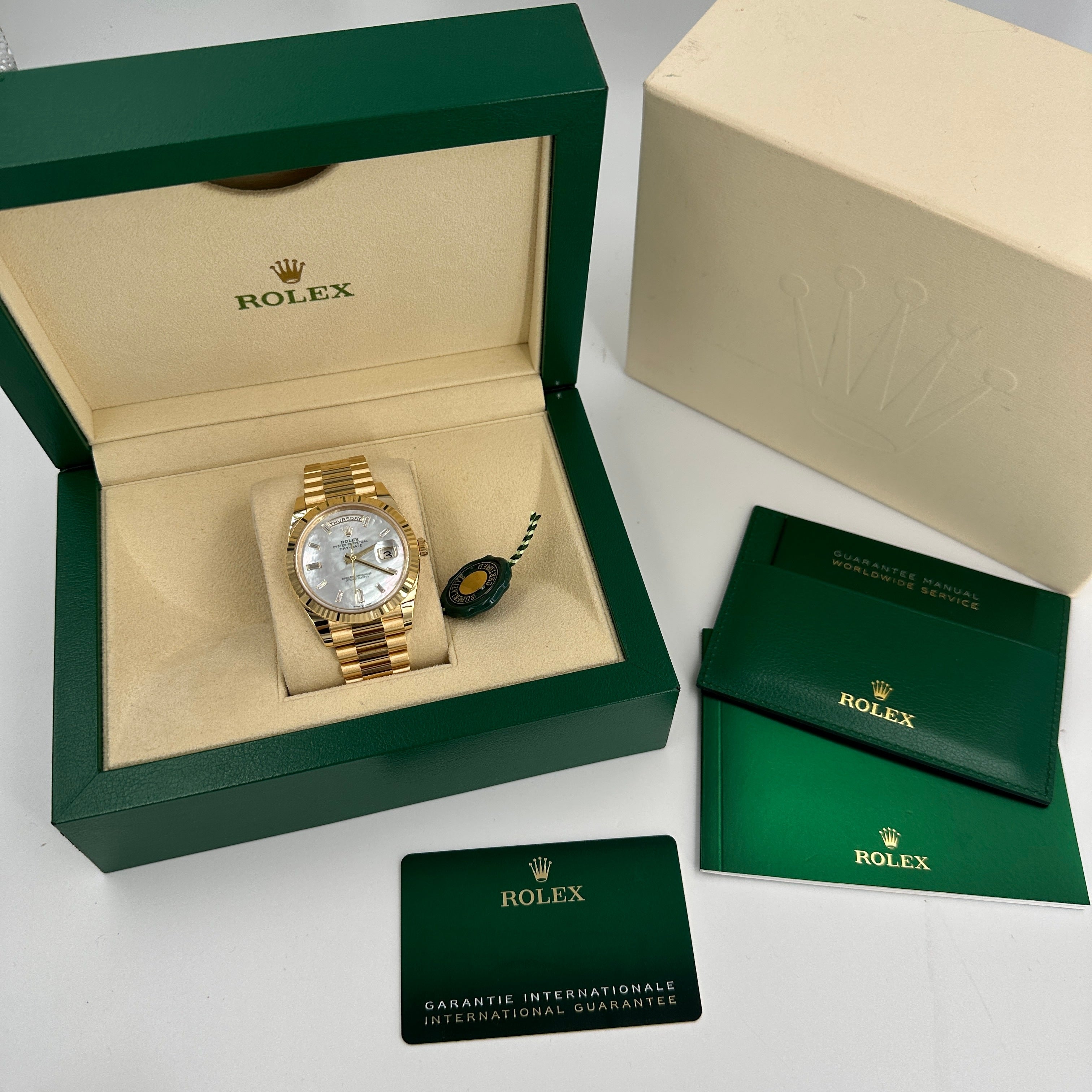 Rolex Day-Date 40 40 mm 228238 Silber Index 2023