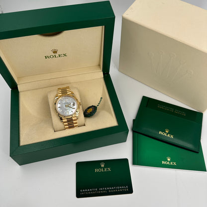 Rolex Day-Date 40 40 mm 228238 Silber Index 2023
