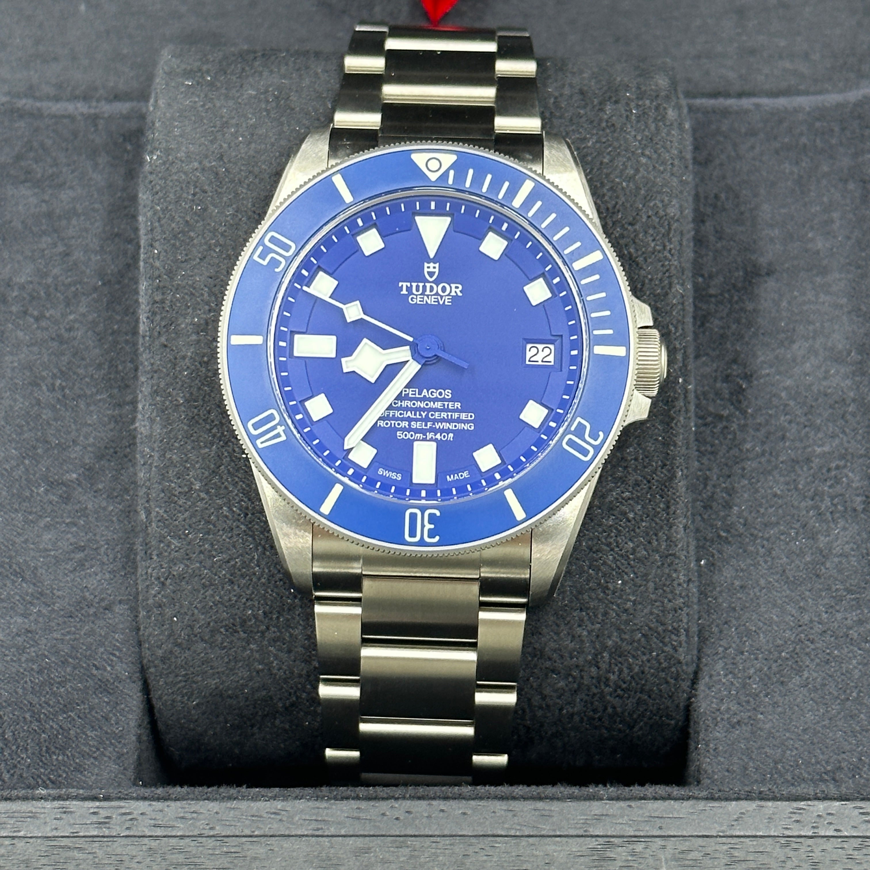 Tudor Pelagos 42 mm 25600Tb-0001 Blauer Stahl 2023 JWK