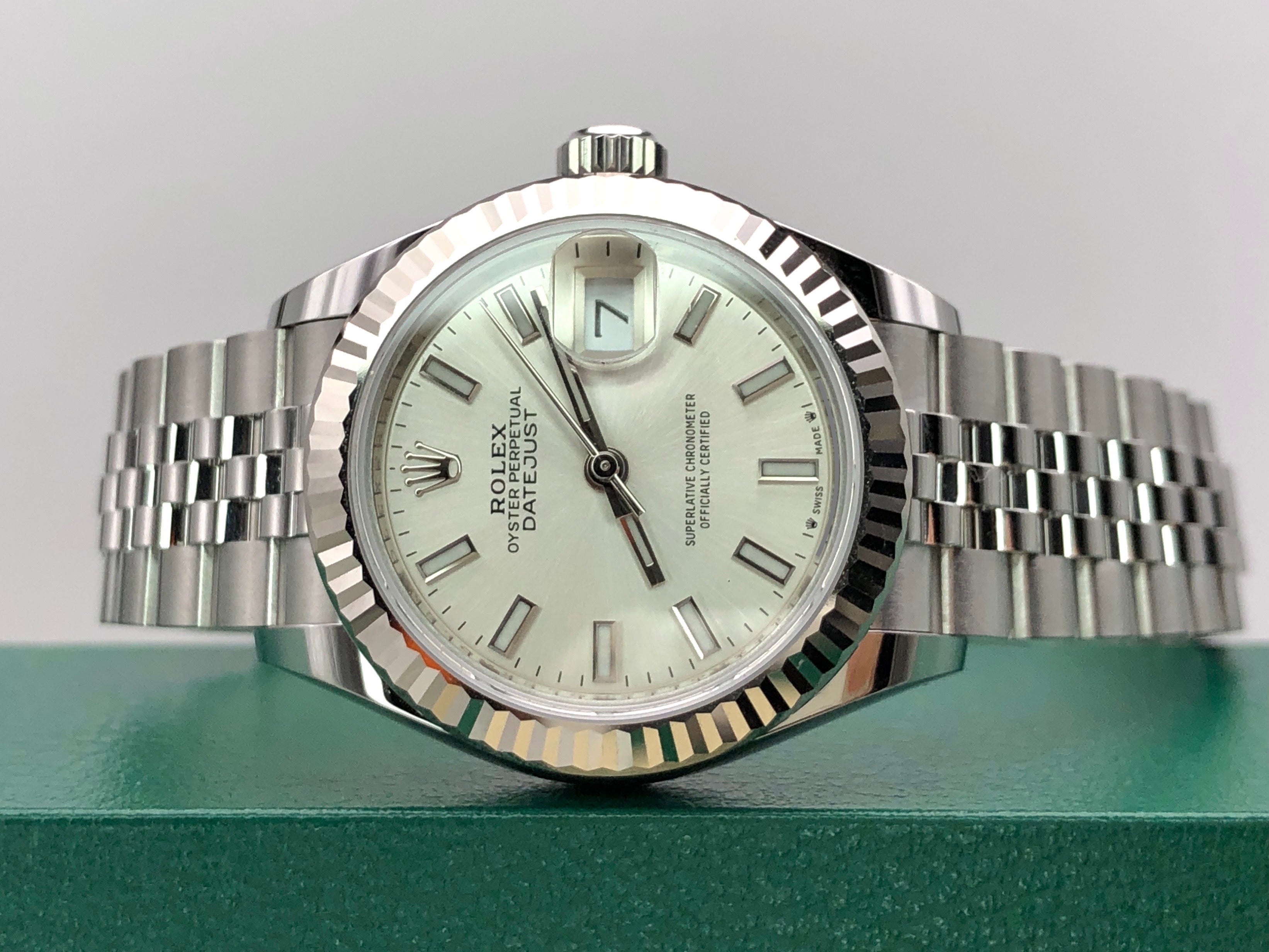 Rolex Lady-Datejust 279174 Silber Index Jubilee 2025