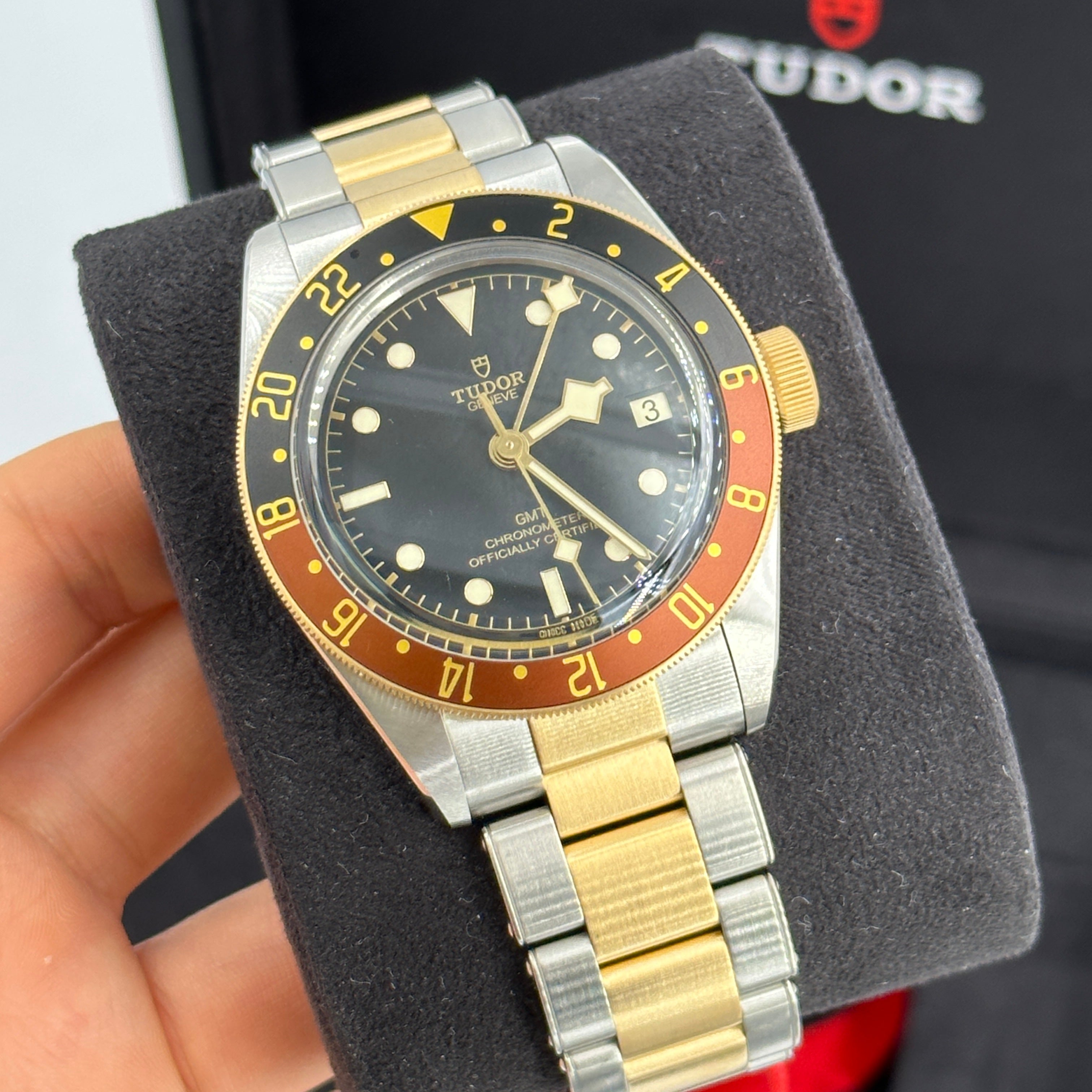 Tudor Black Bay GMT 41 mm 79833Mn-0001 Schwarzer Stahl 2024