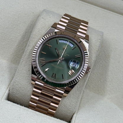 Rolex Day-Date 40 40 mm 228235 Grün Roman 2024