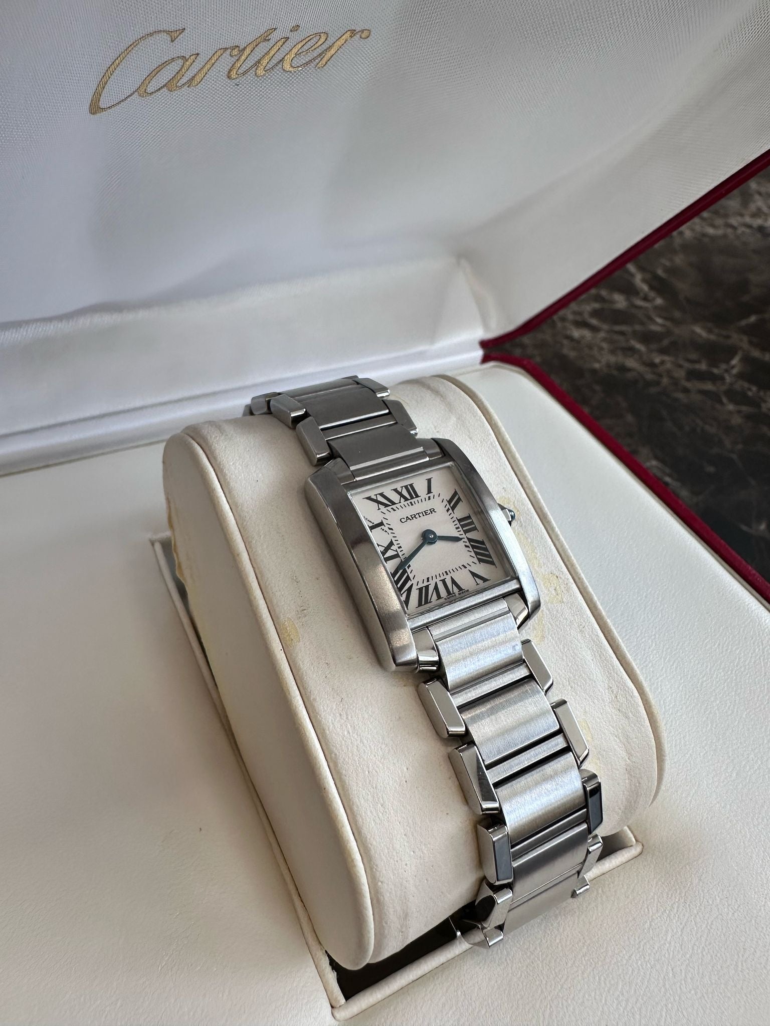 Cartier Tank Francaise 2384 Weiß
