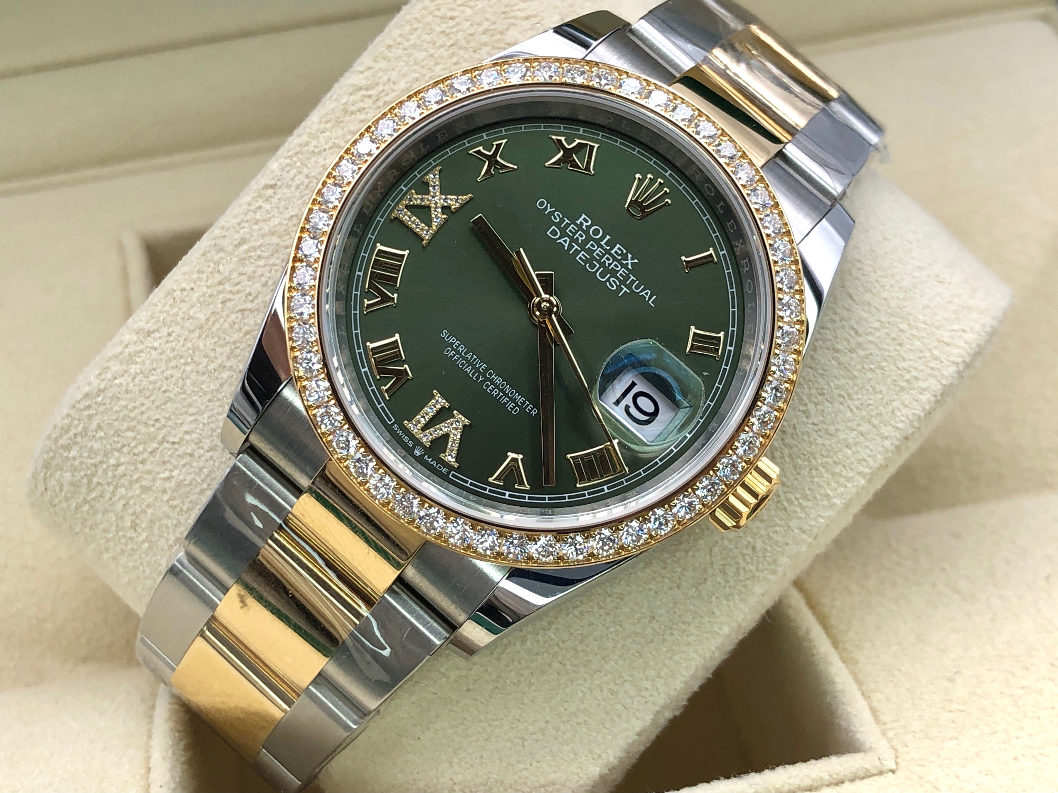 Rolex Datejust 36 126283RBR Grüne VIIX Oyster 2024