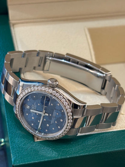 Rolex Datejust 31 278384RBR Blue Flower Oyster 2025