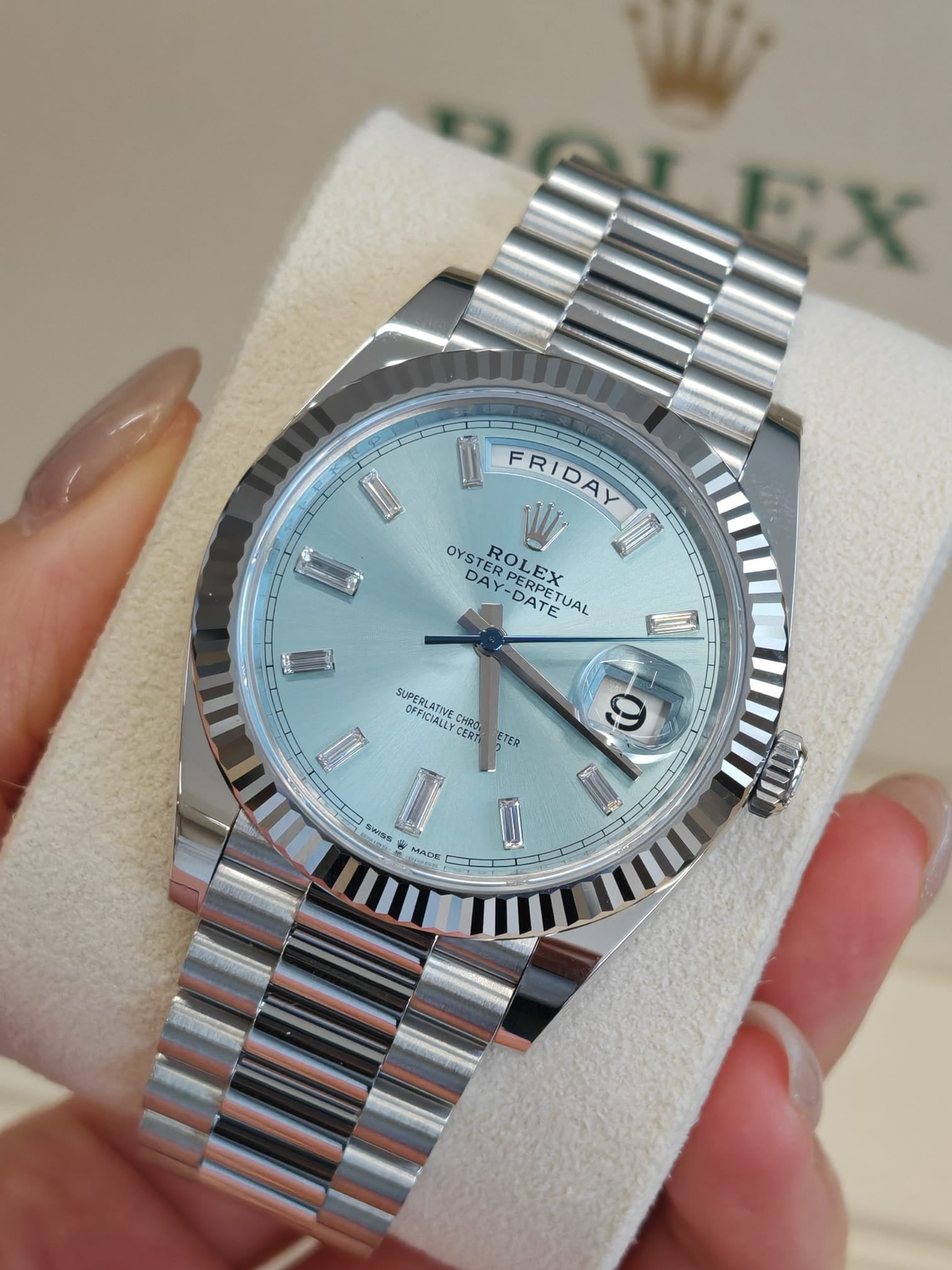 Rolex Day-Date 40 40 mm 228236A Eisblau 2025