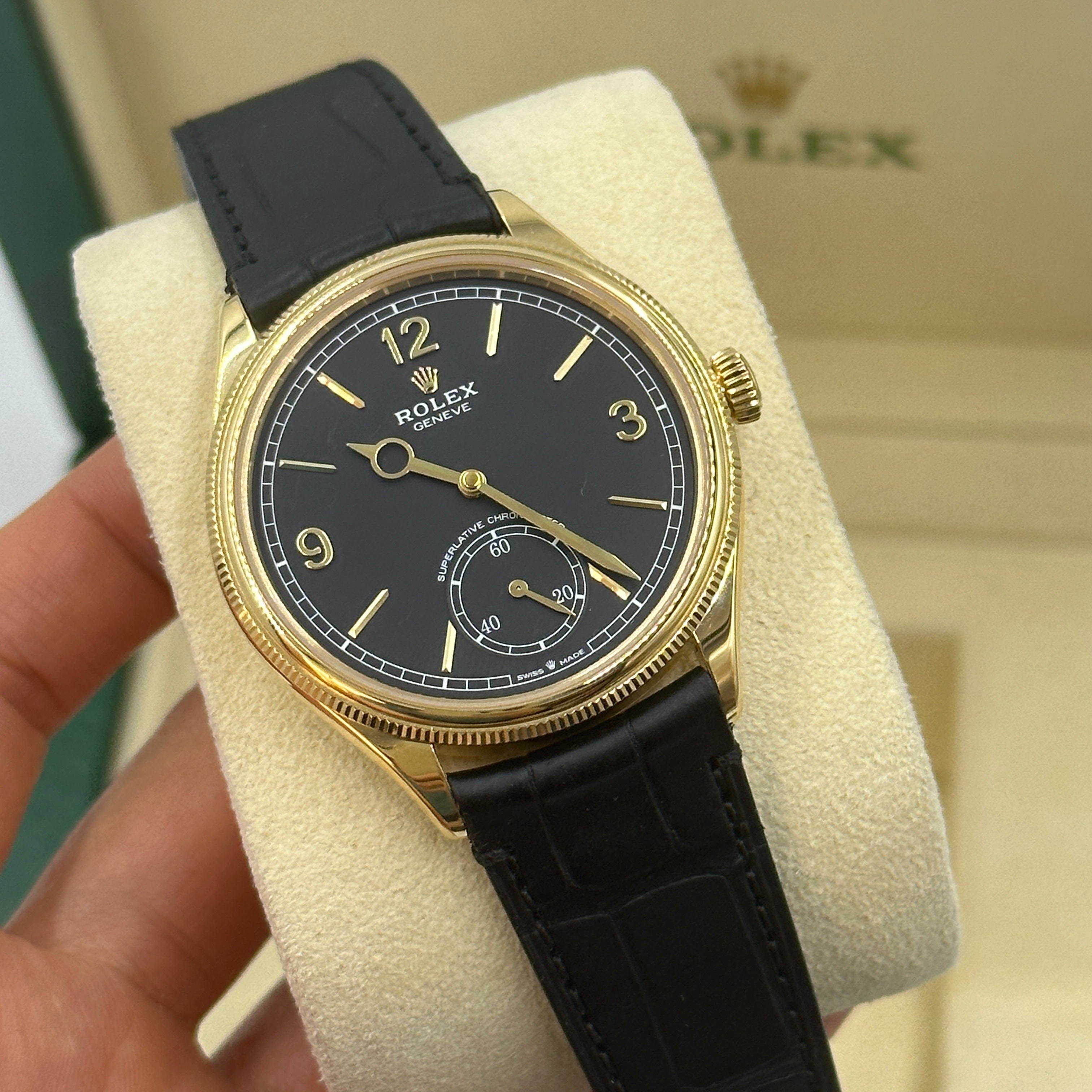 Rolex 1908 39 mm 52508-0002 Schwarz 2025