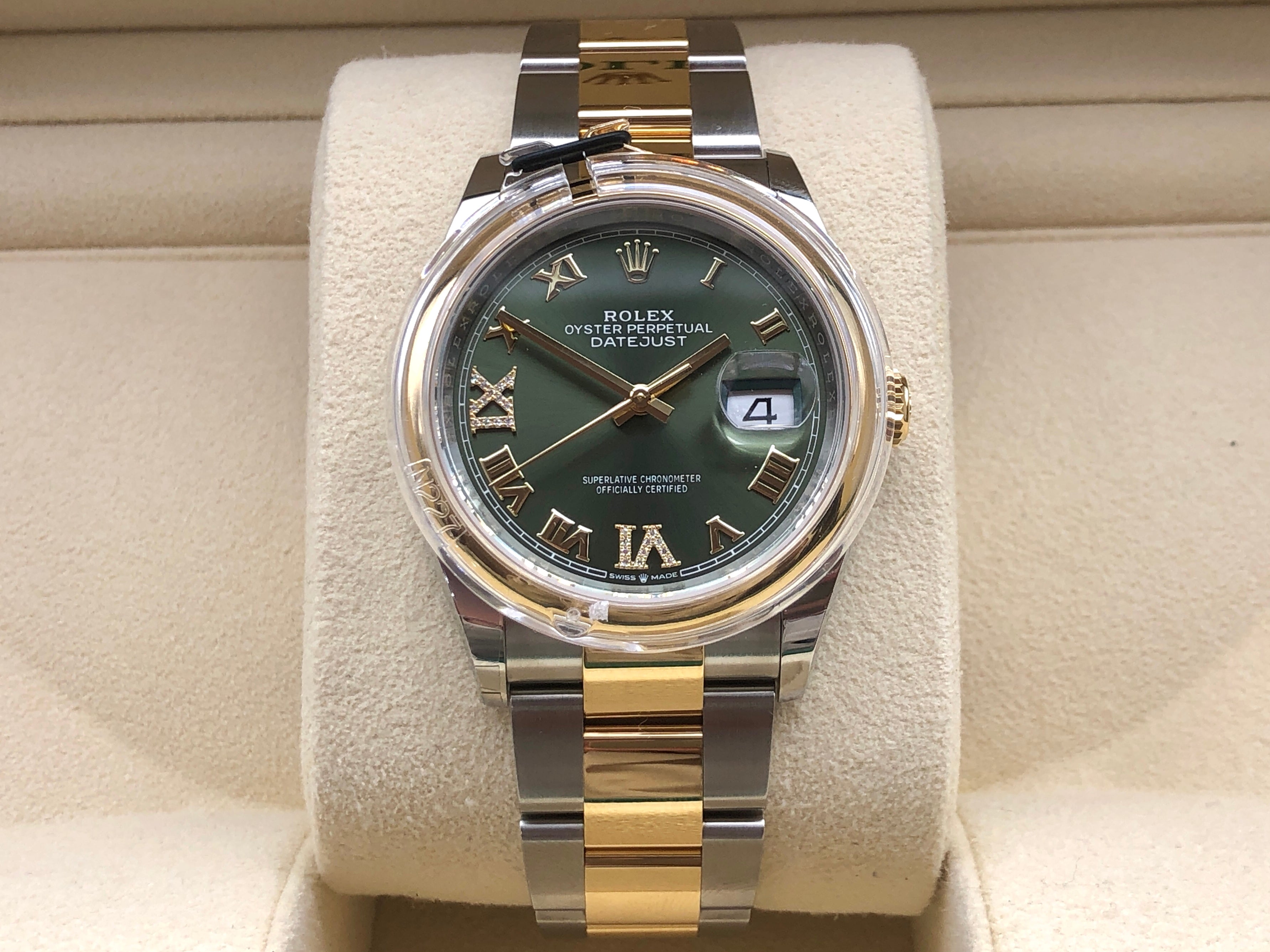 Rolex Datejust 36 126203 Grüne VIIX Oyster 2025