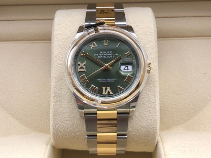 Rolex Datejust 36 126203 Grüne VIIX Oyster 2025