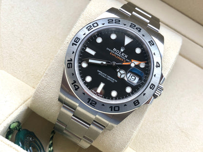 Rolex Explorer II 42 mm 216570 Schwarz 2020