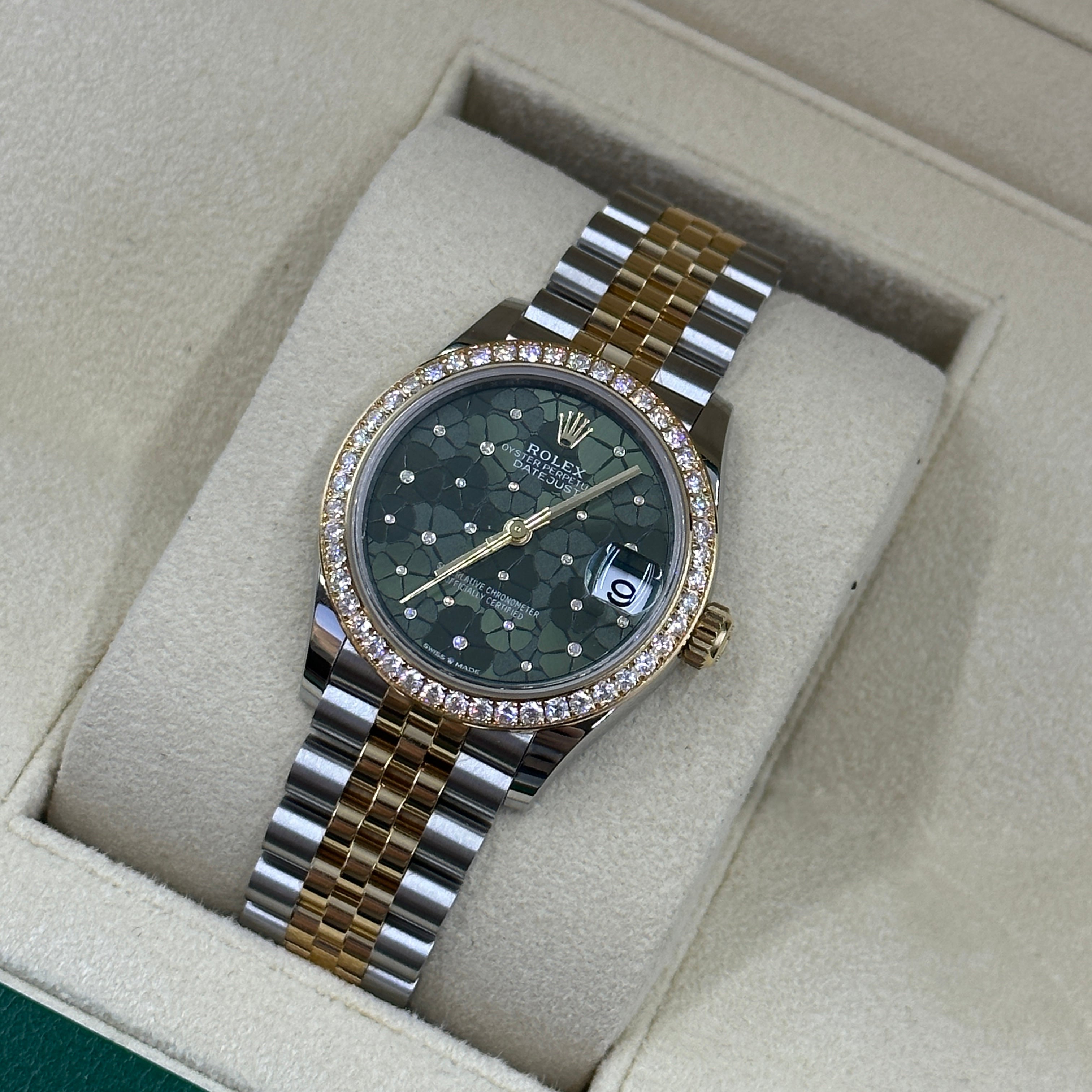 Rolex Datejust 31 278383RBR Grünes Blumenjubiläum 2023