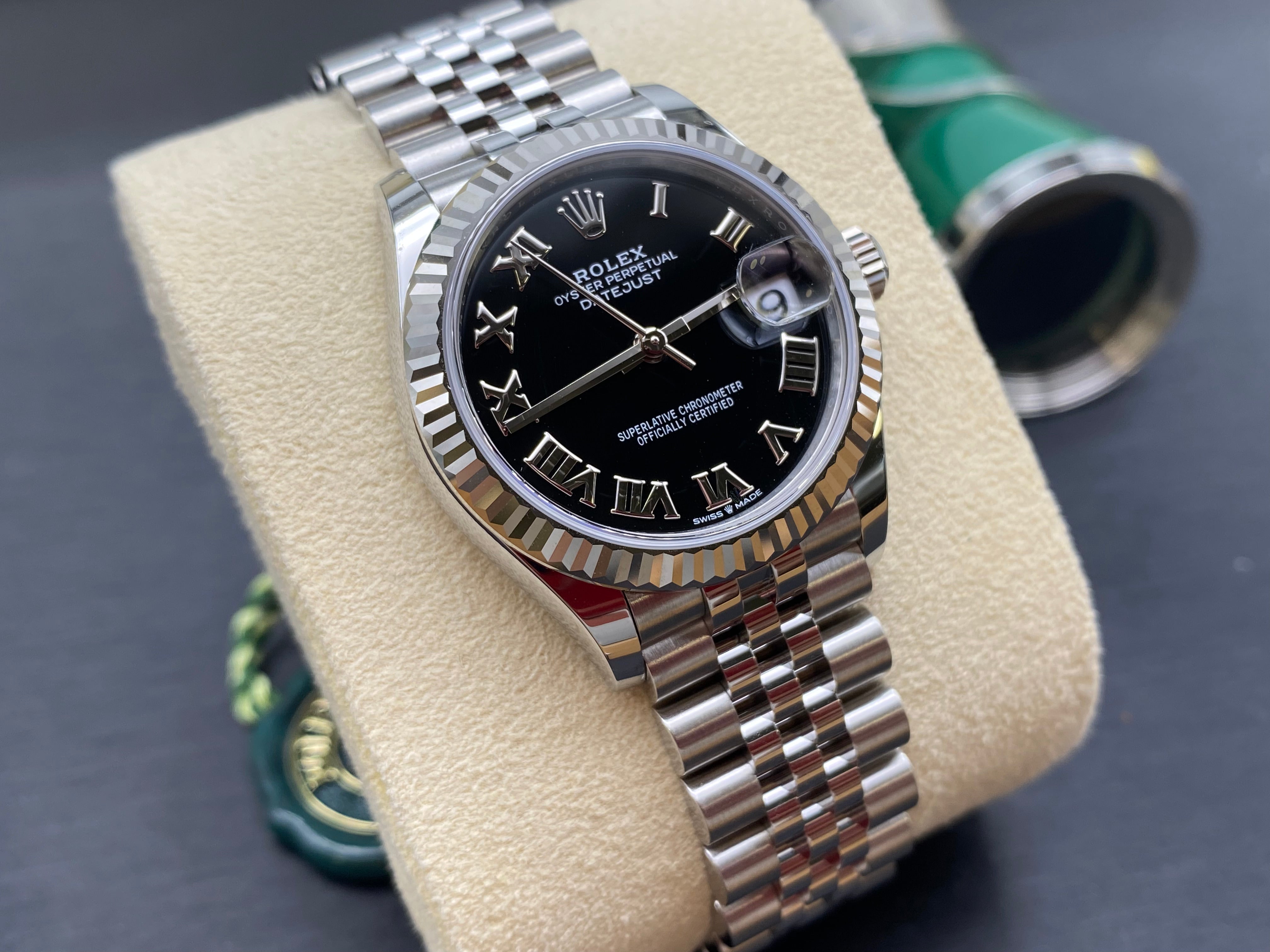 Rolex Datejust 31 278274 Schwarzes römisches Jubiläum 2025