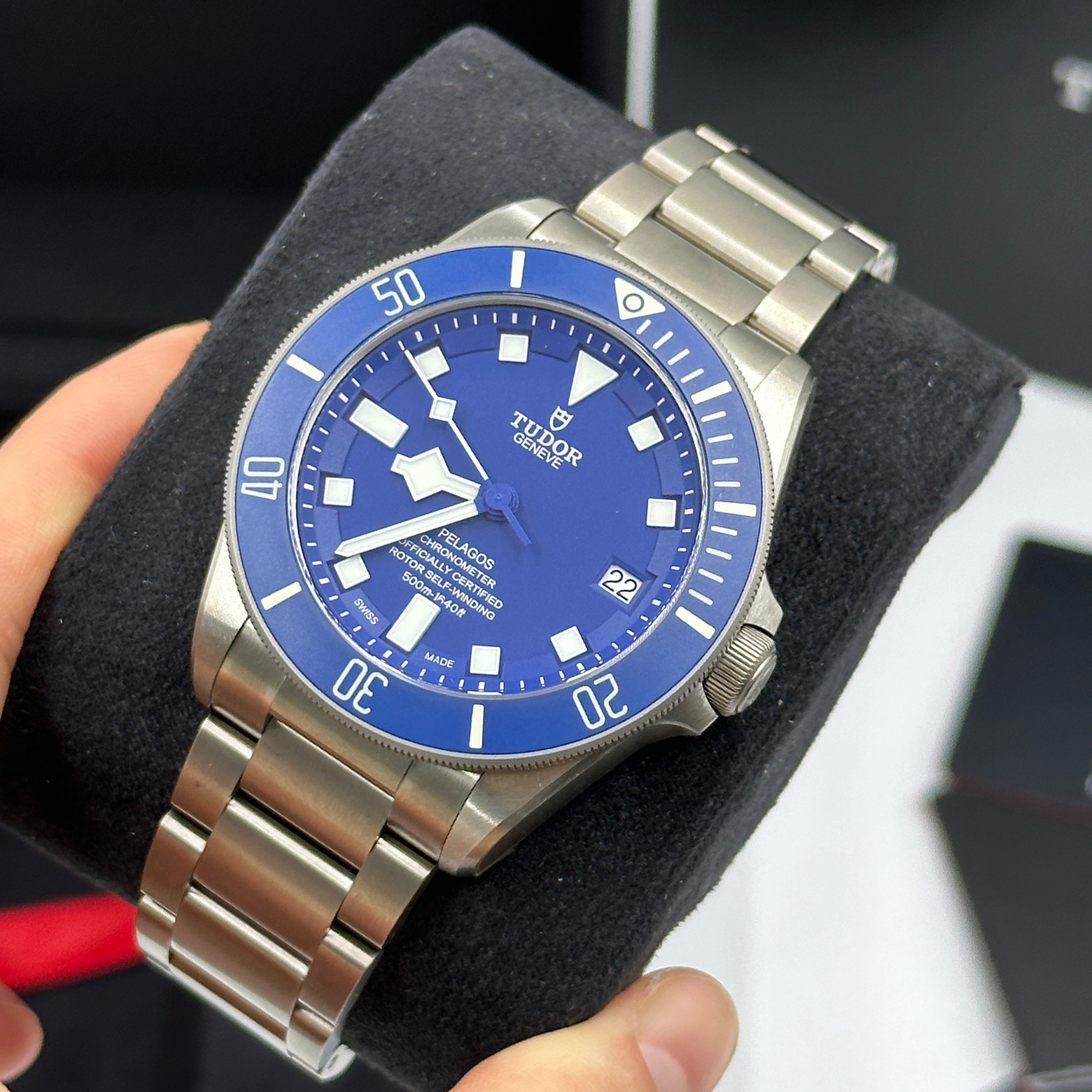 Tudor Pelagos 42 mm 25600Tb-0001 Blauer Stahl 2023 JJH