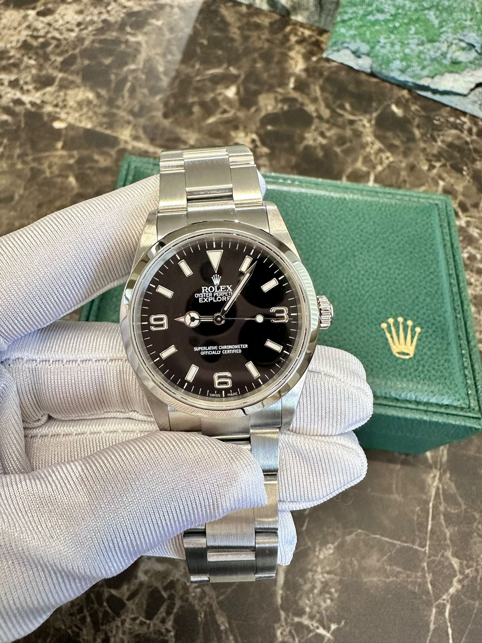 Rolex Explorer 114270 Schwarz