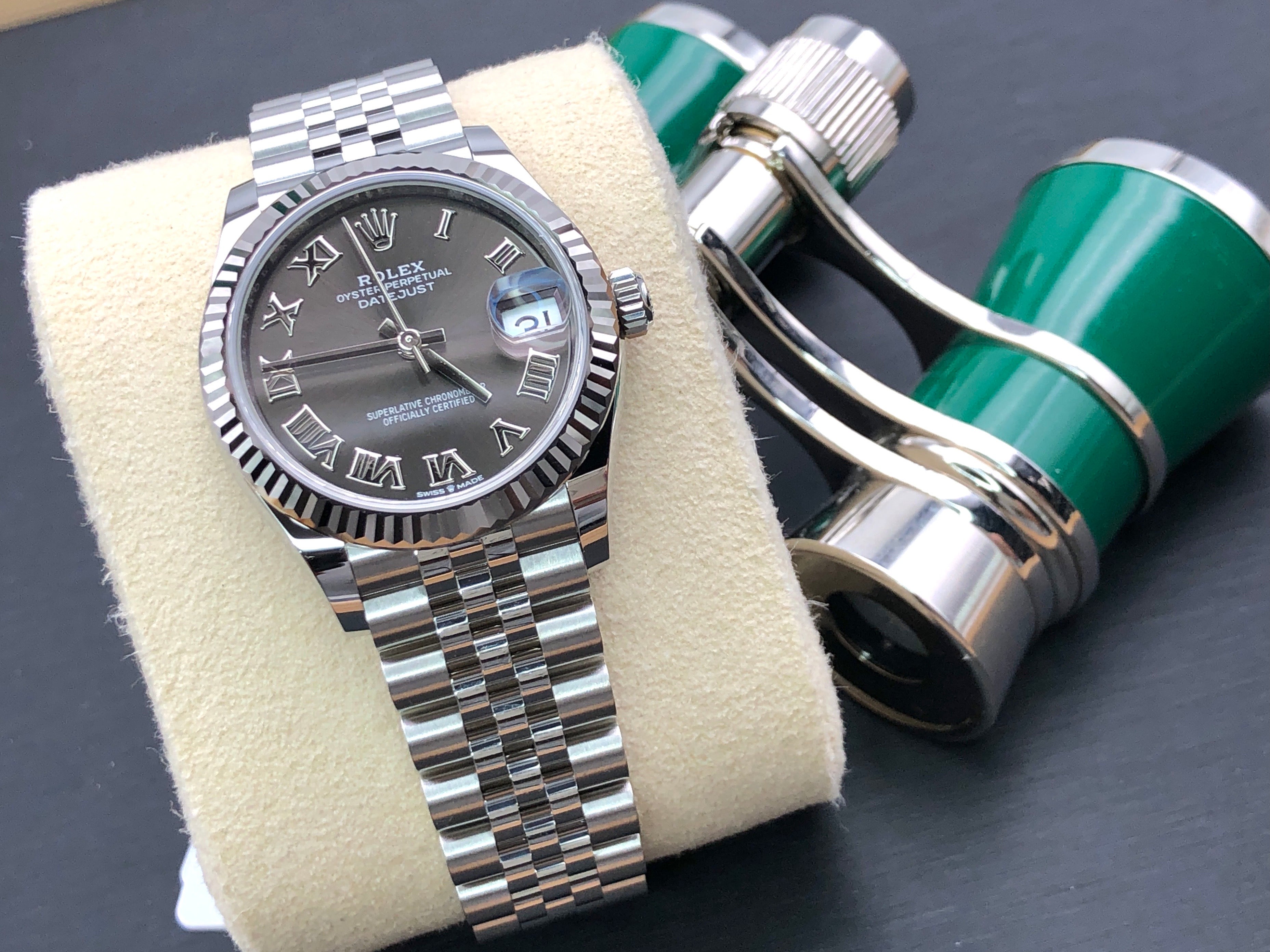 Rolex Datejust 31 278274 Dunkelgraues römisches Jubiläum 2025